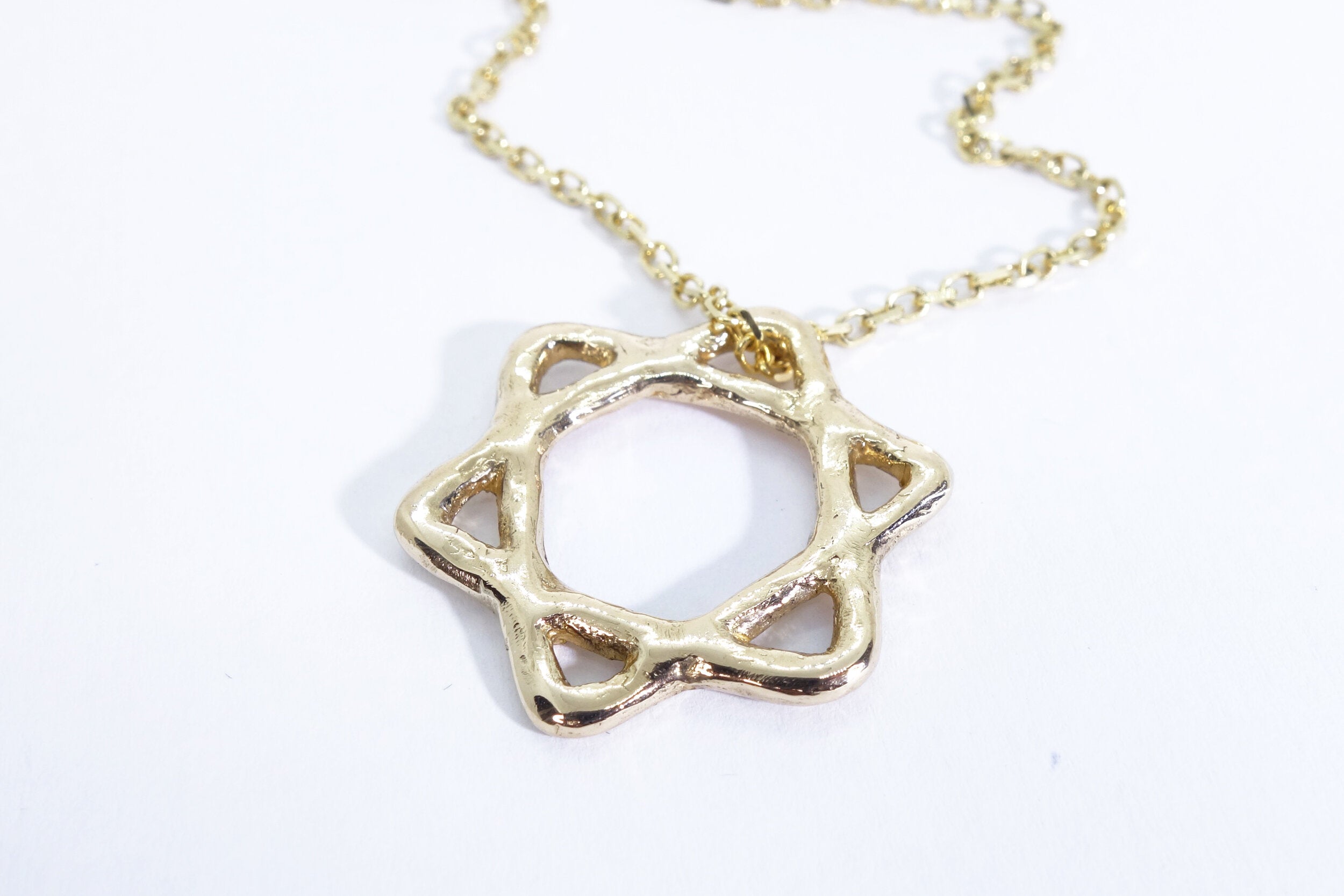 Talisman Fine Jewelry Solomon's Seal Necklace in 14k Recycled Gold