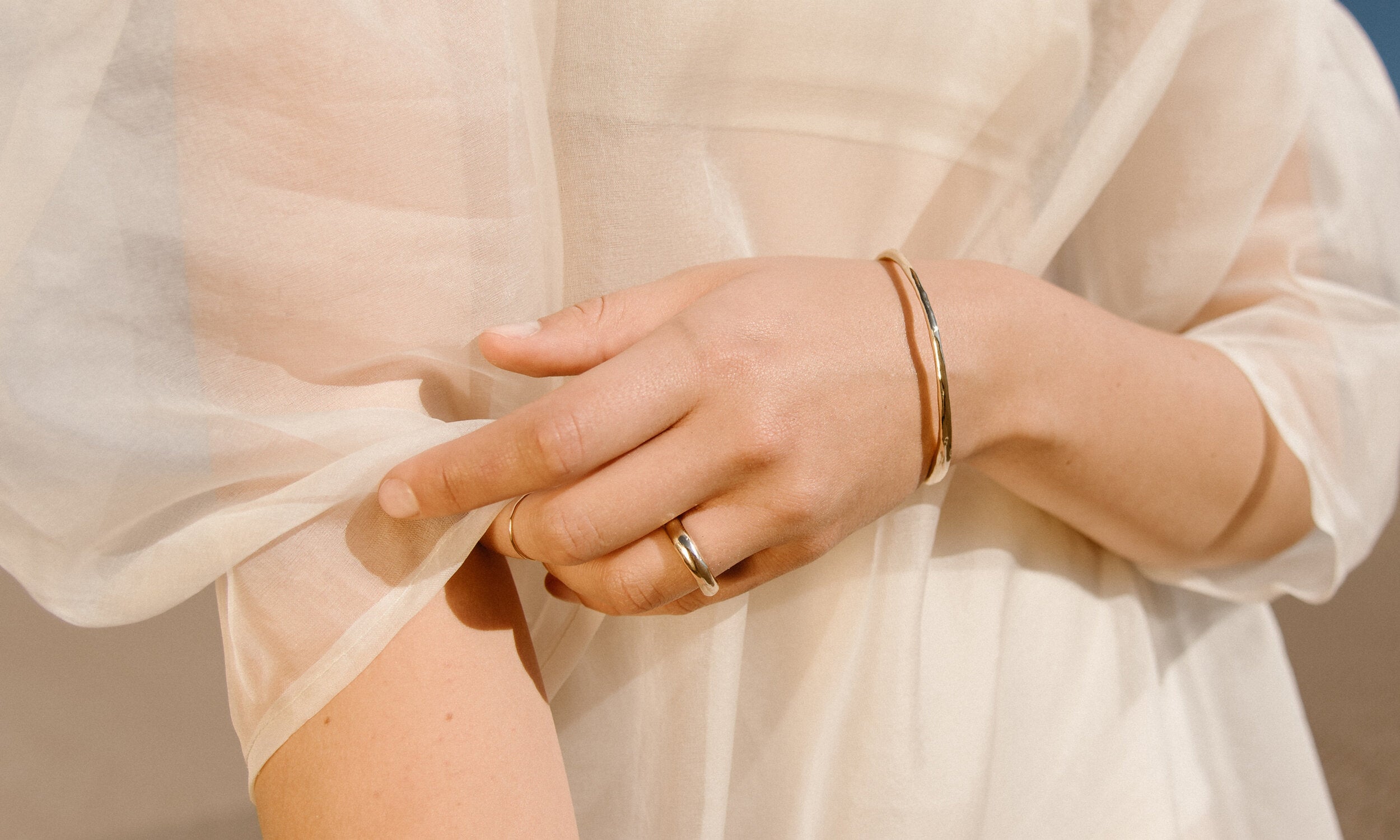 Talisman Fine Jewelry Goldyn Hammered Band in 14k Gold