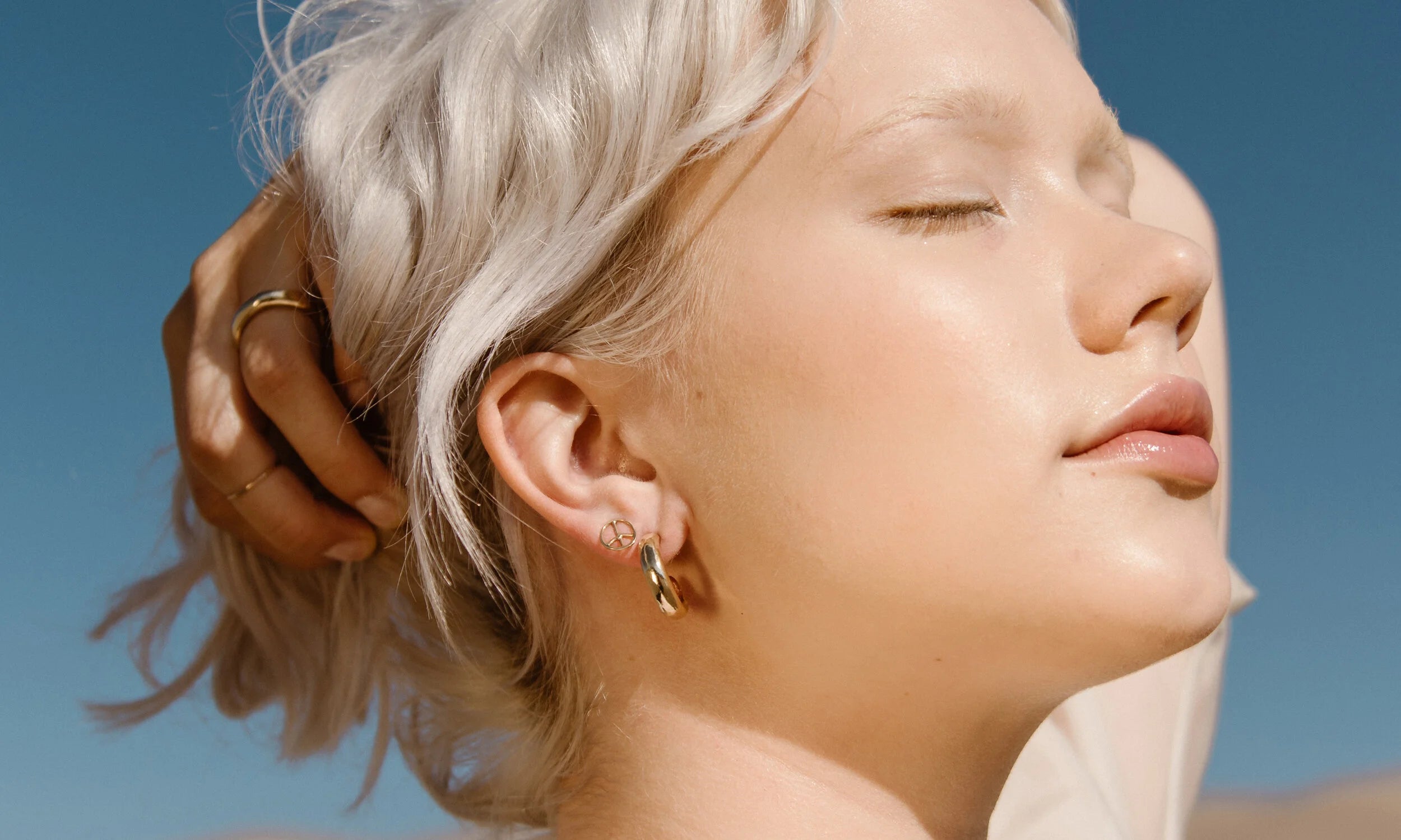 Talisman Fine Jewelry Rollo Hoops in 14k Recycled Gold