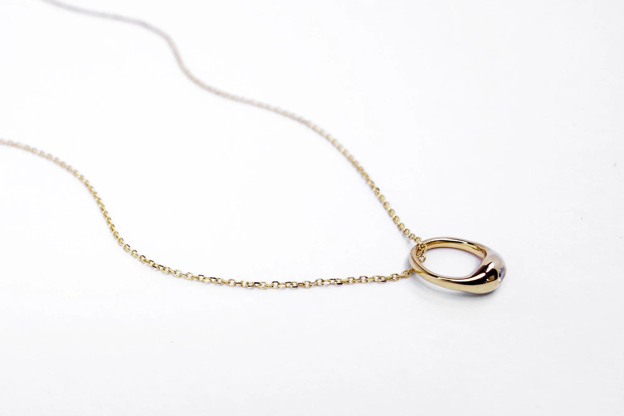 Talisman Fine Jewelry Fairy Ring Necklace in Diamond & 14k Recycled Gold