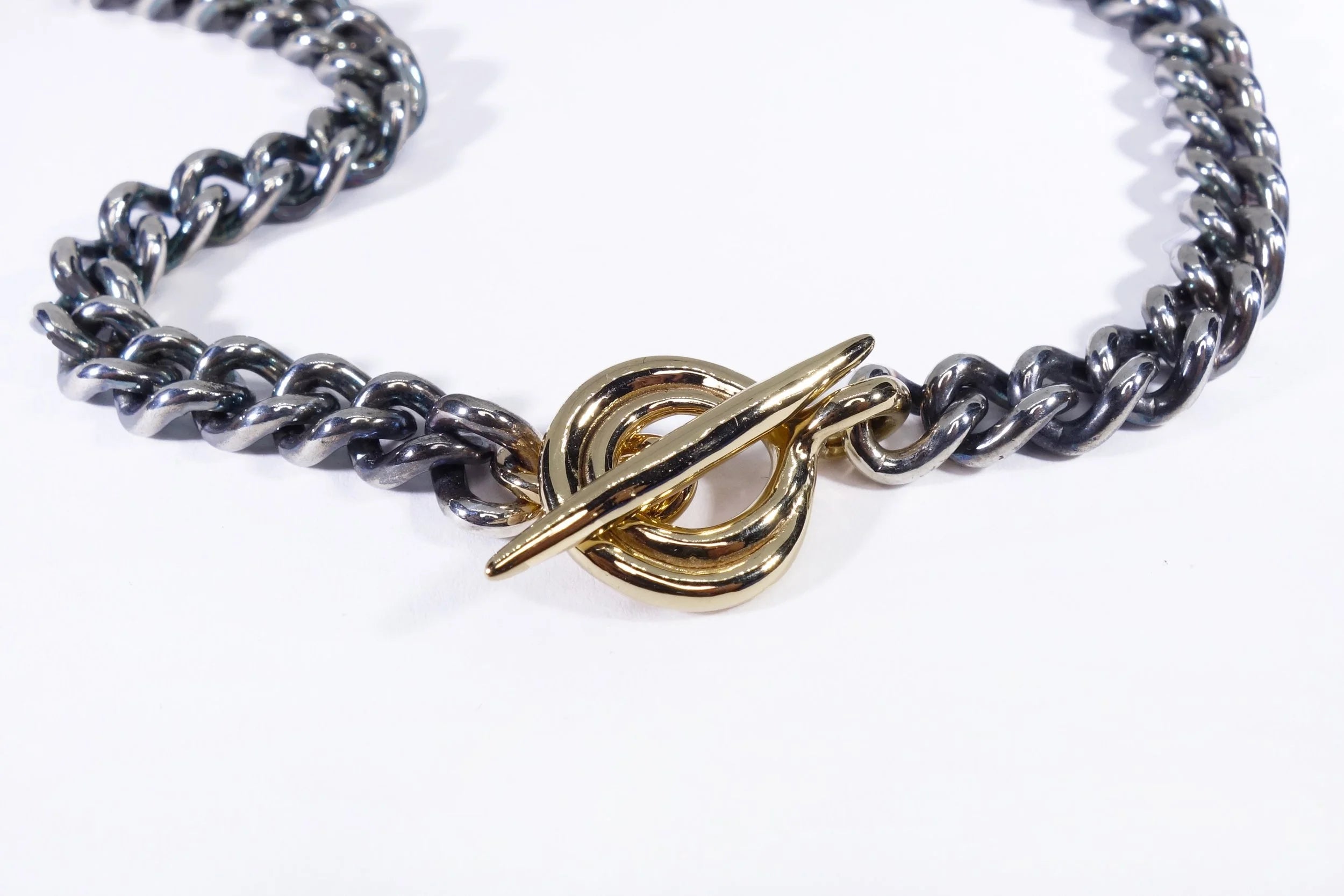 Talisman Fine Jewelry Vortex Necklace in Sterling Silver & 14k Recycled Gold