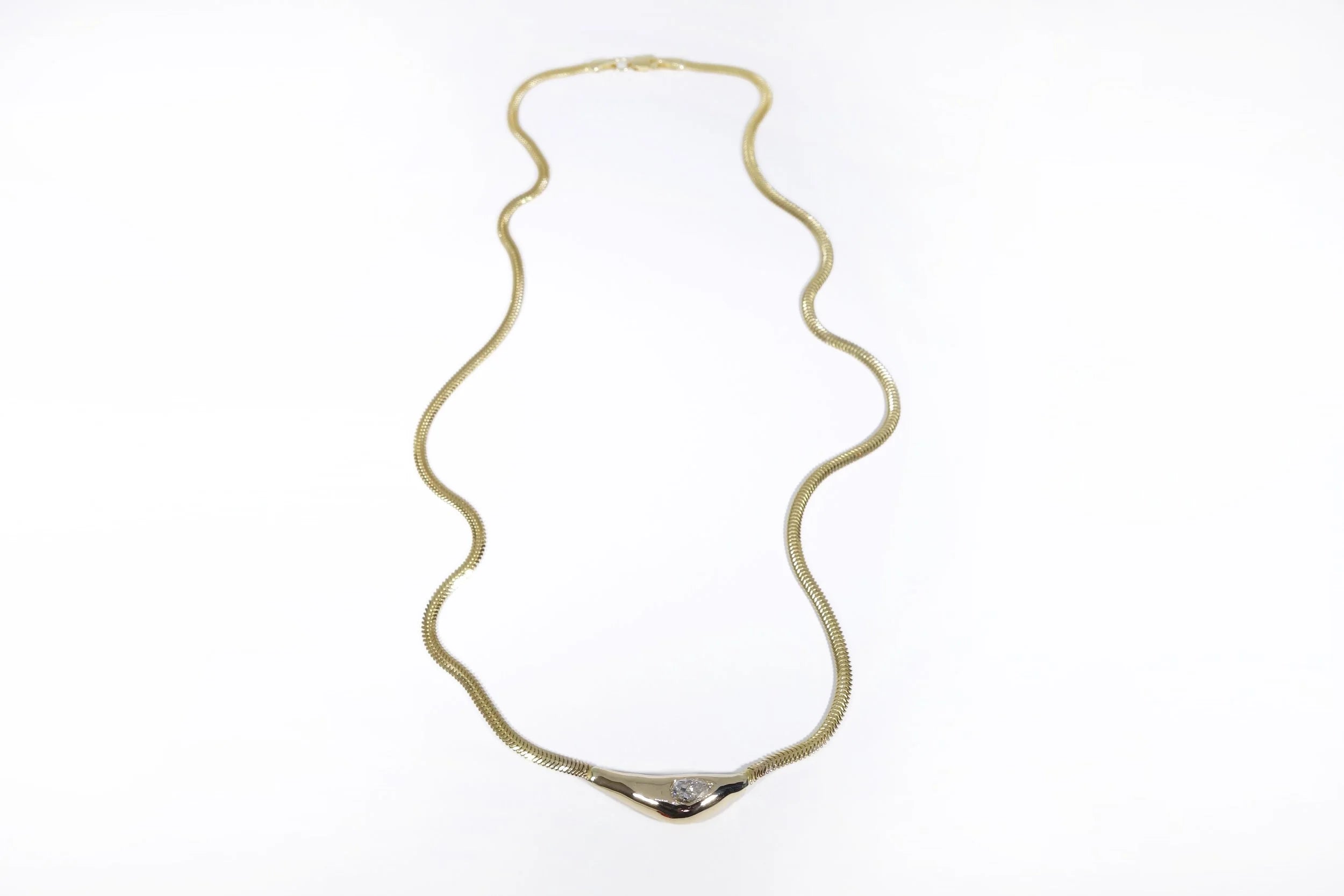 Talisman Fine Jewelry Where the Light Comes Through Necklace in Diamond & 14k Recycled Gold