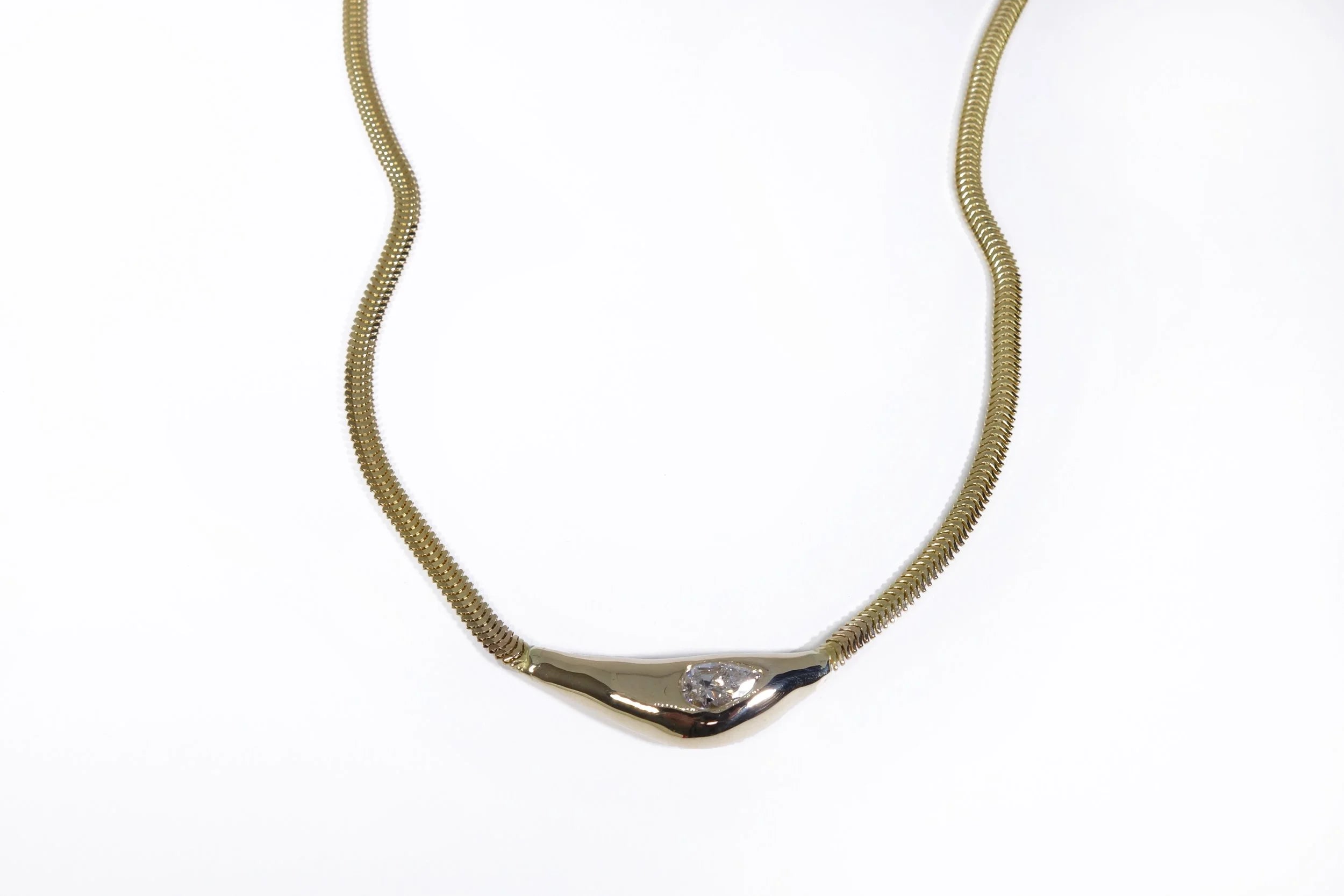 Talisman Fine Jewelry Where the Light Comes Through Necklace in Diamond & 14k Recycled Gold