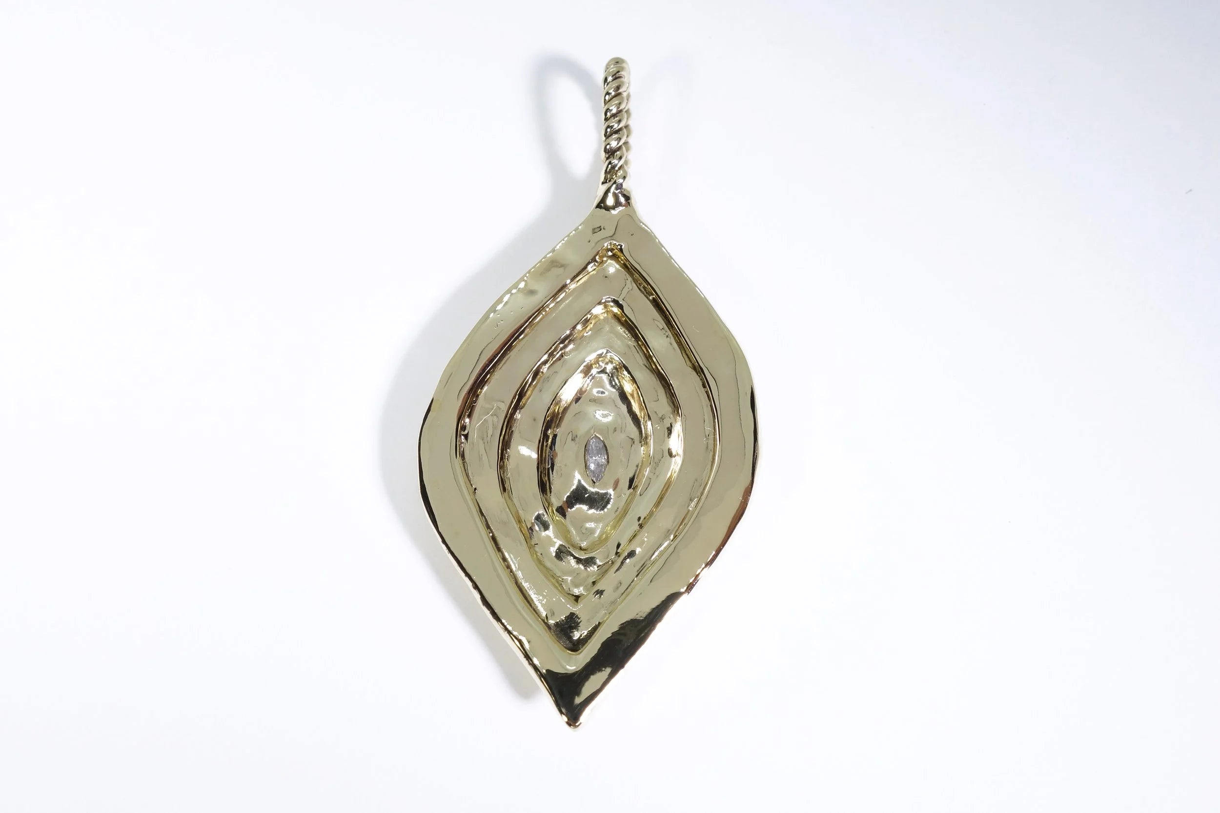 Talisman Fine Jewelry Mary Pendant in Diamond & 14k Recycled Gold
