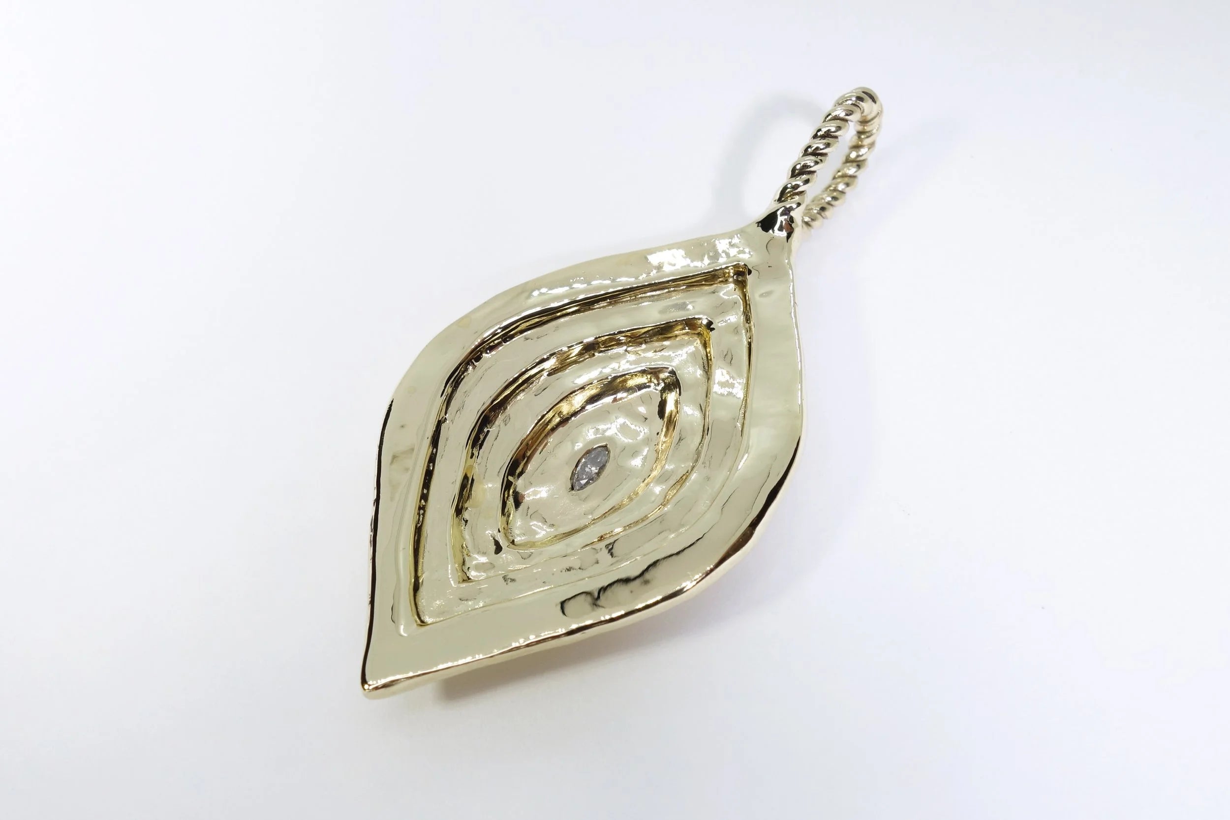 Talisman Fine Jewelry Mary Pendant in Diamond & 14k Recycled Gold