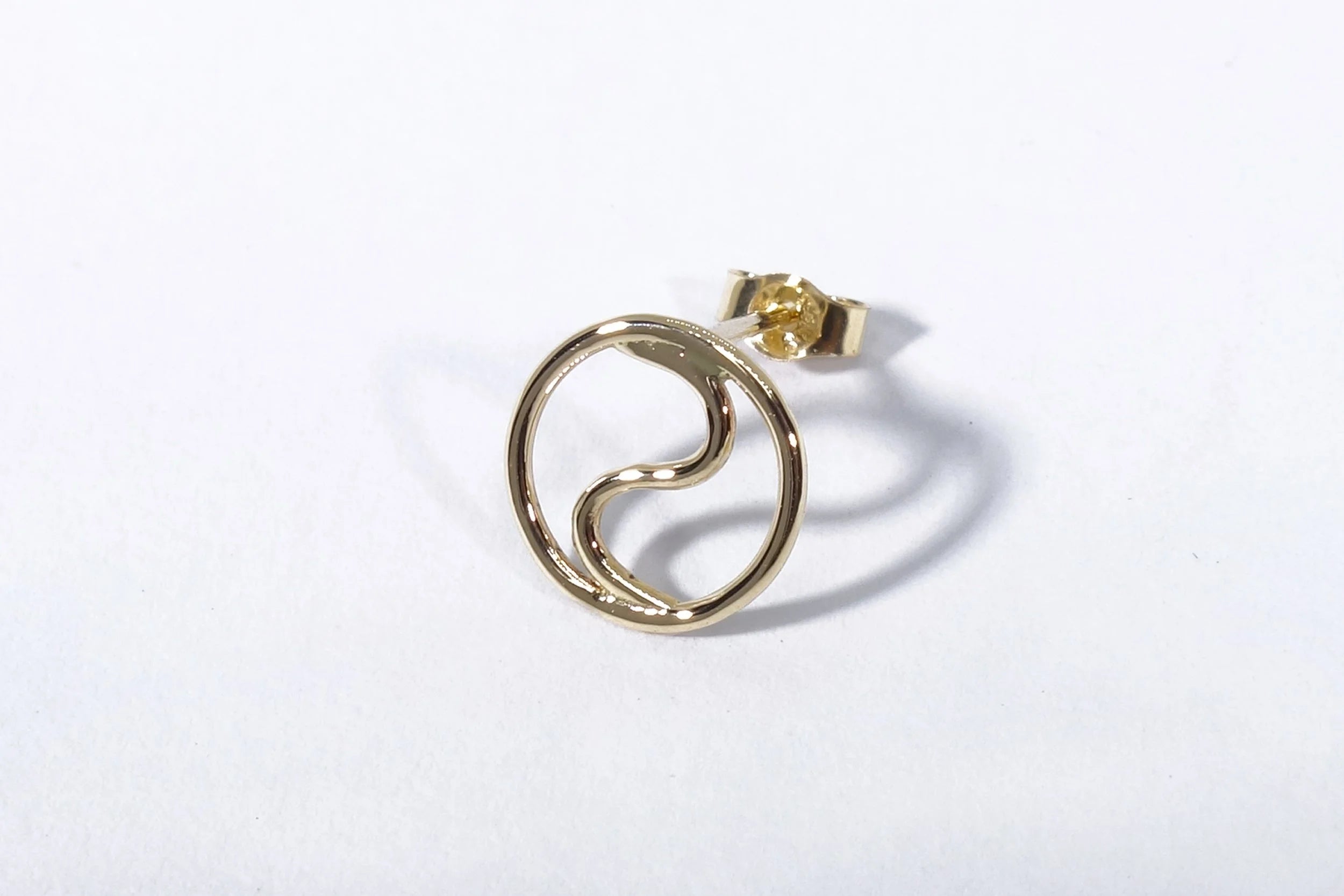 Talisman Fine Jewelry Yin Yang Stud in 14k Recycled Gold