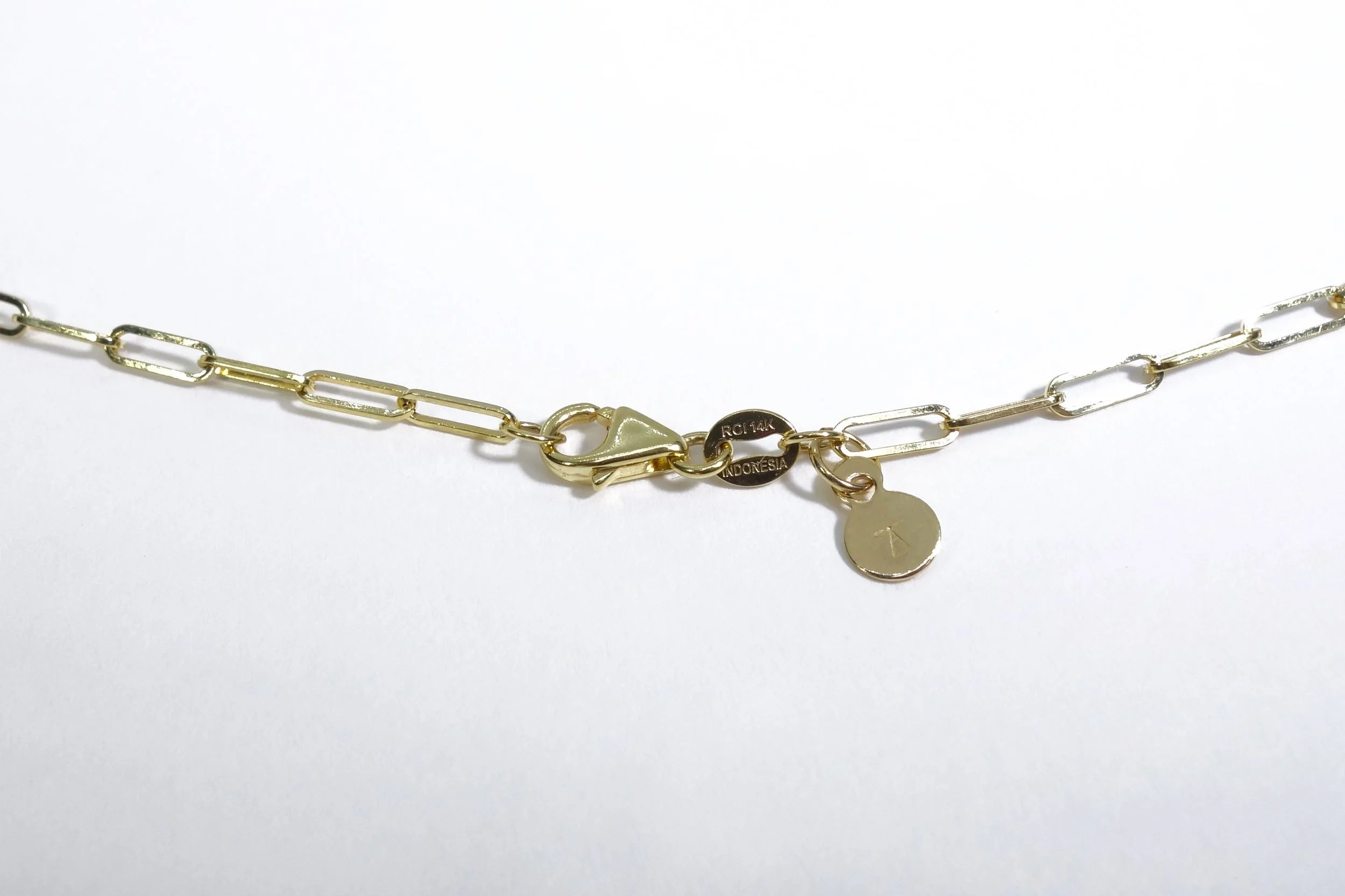 Talisman Fine Jewelry Linked Gold Paperclip Chain in 14k Gold