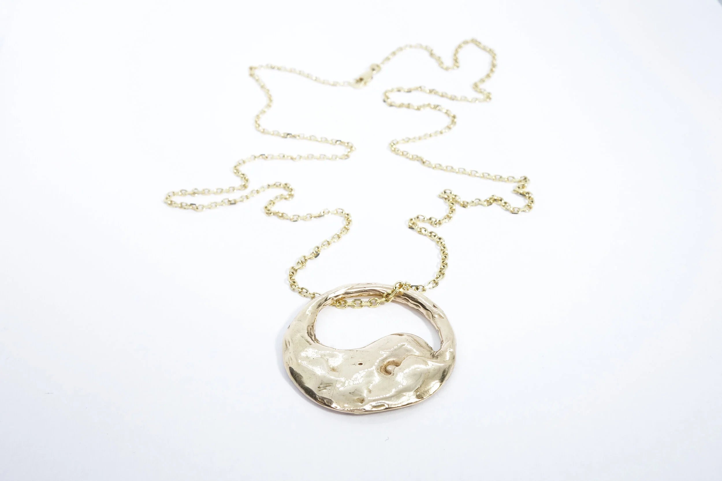 Talisman Fine Jewelry Yin Yang Necklace in 14k Recycled Gold