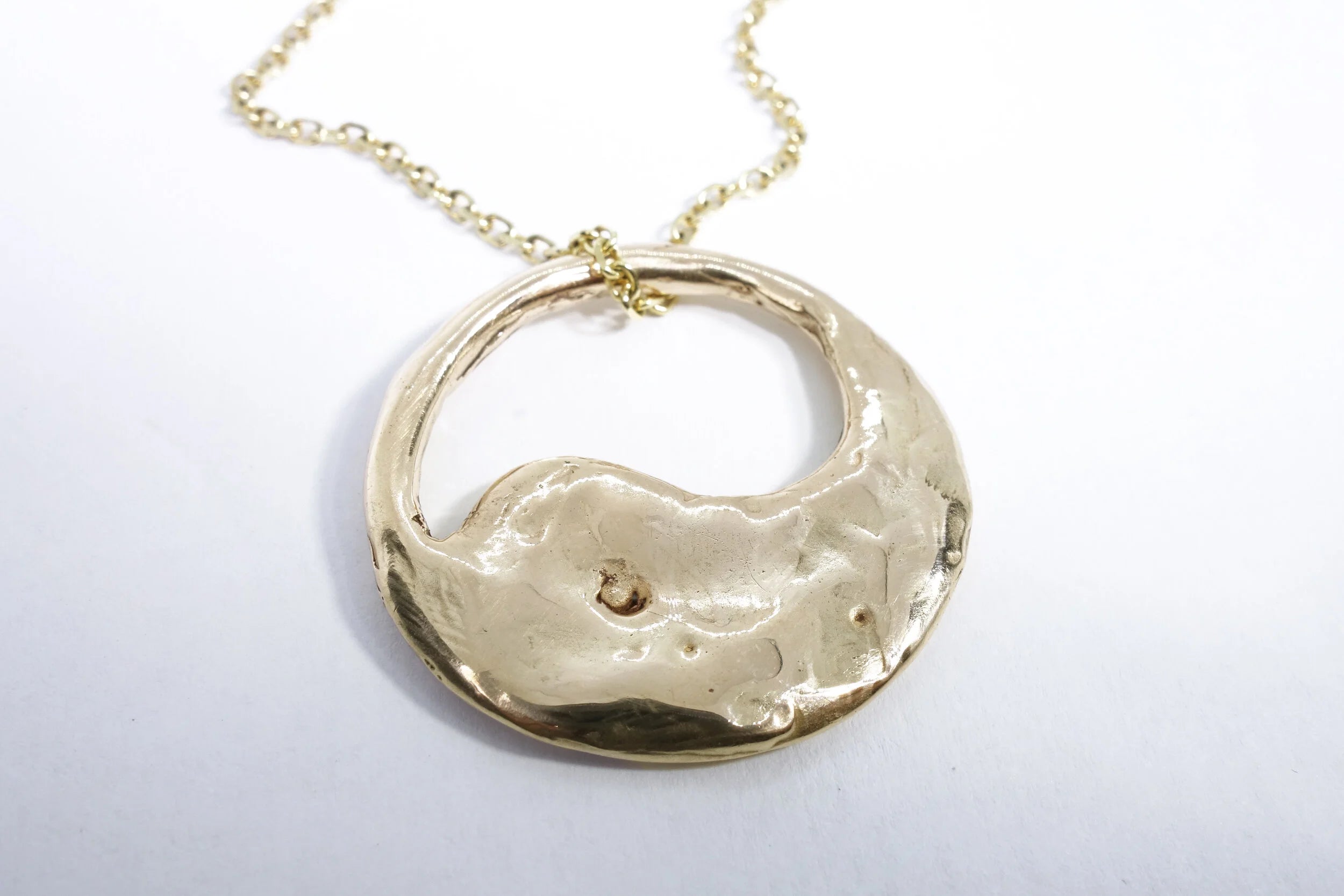 Talisman Fine Jewelry Yin Yang Necklace in 14k Recycled Gold