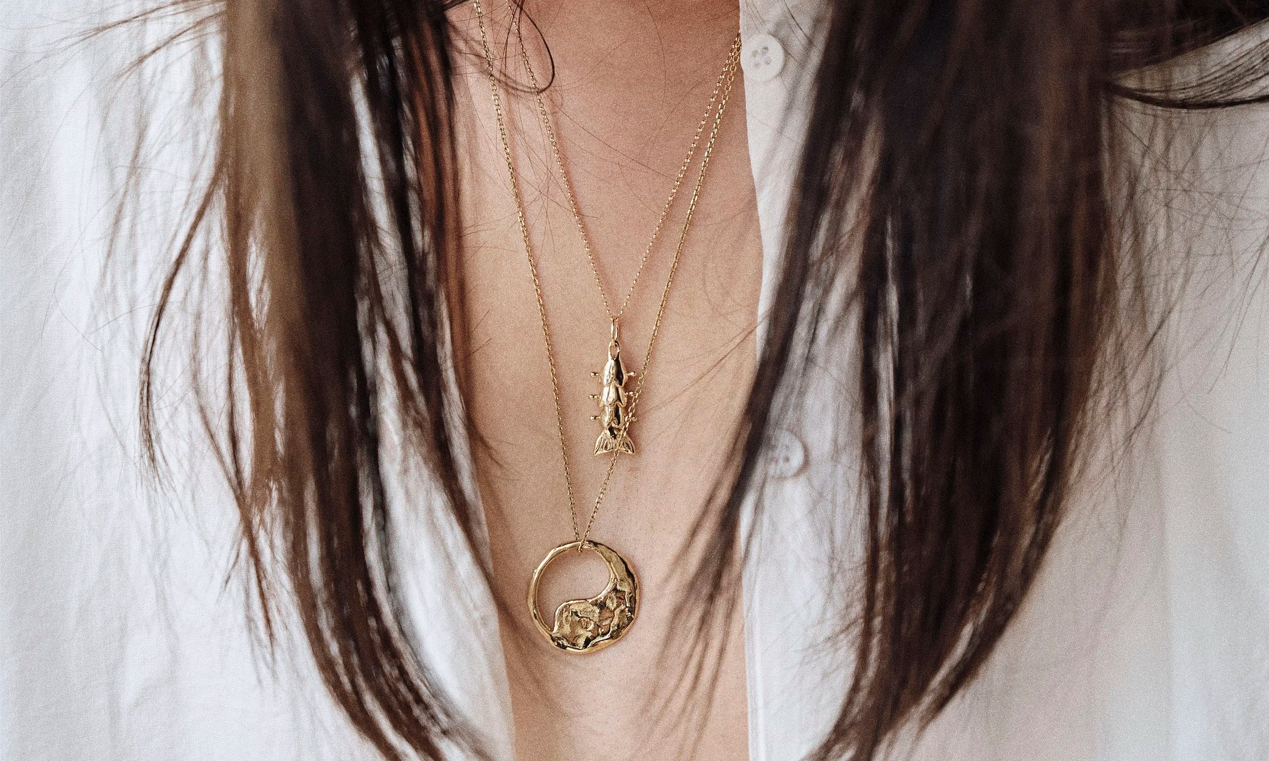 Talisman Fine Jewelry Piscean Dream Necklace in 14k Recycled Gold