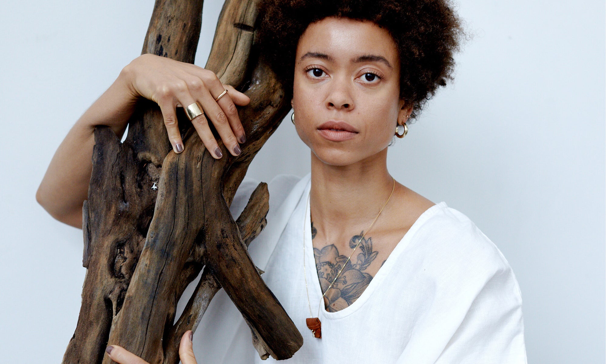 Each piece in the Alchemy Collection has been handcrafted using recycled 14k gold. Our latest rings and earrings are hand carved and cast using traditional lost wax casting techniques, making each piece uniquely sculptural.