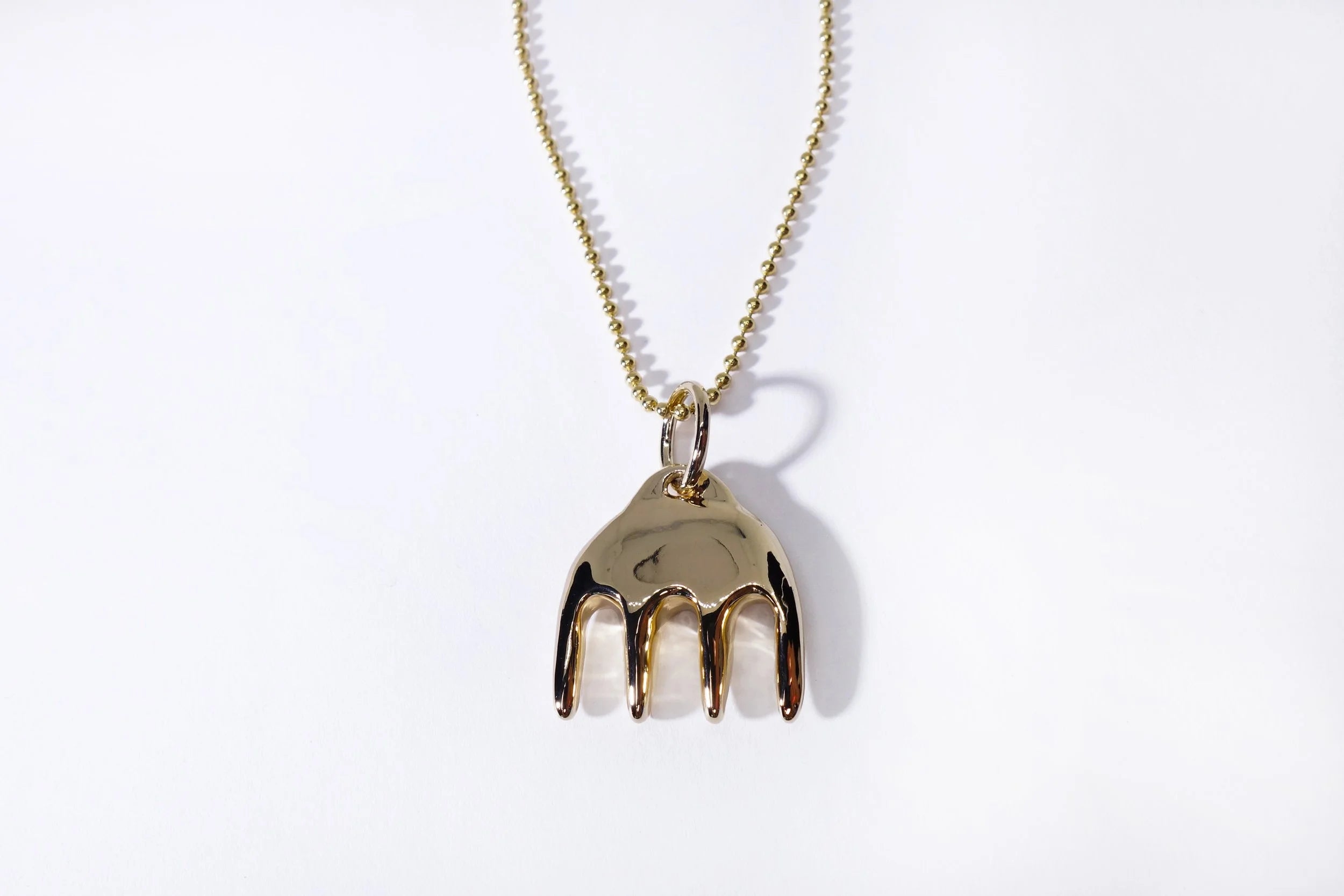 Talisman Fine Jewelry Ariel's Comb Necklace in 14k Recycled Gold