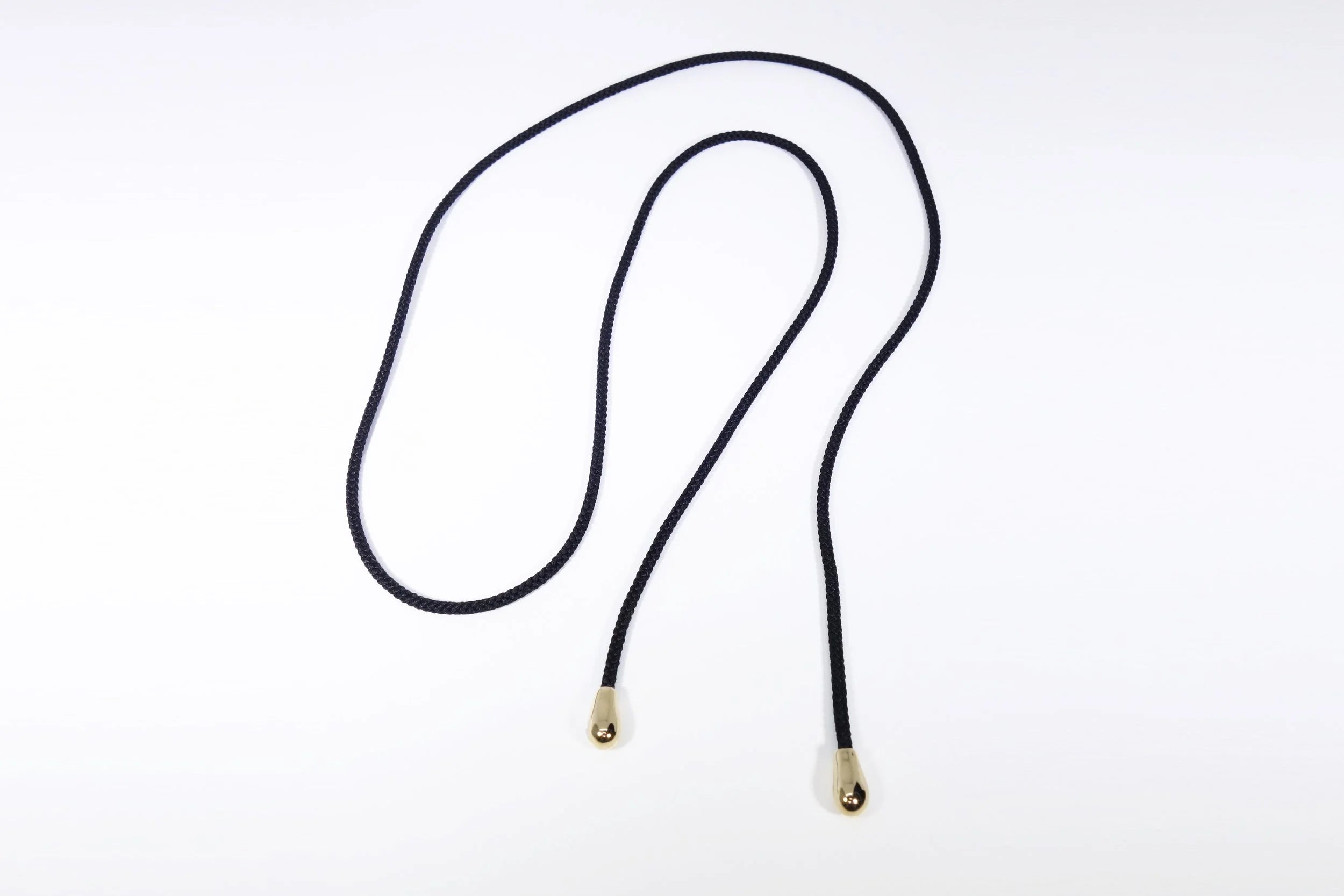 Talisman Fine Jewelry Drip Silk Cord Choker in Silk & 14k Recycled Gold