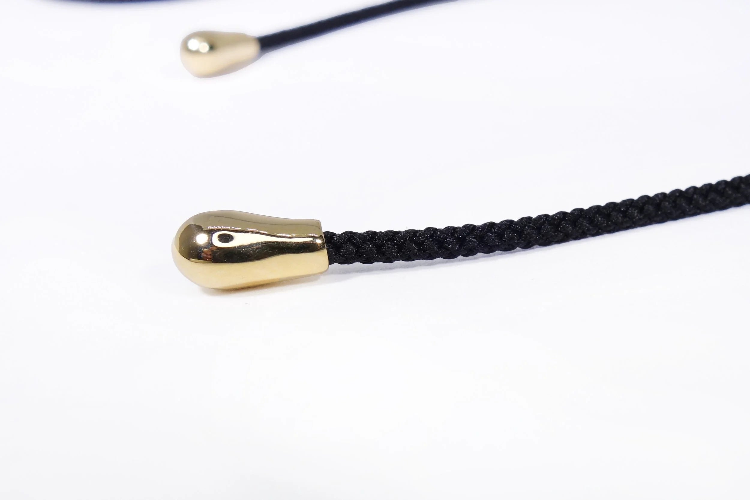 Talisman Fine Jewelry Drip Silk Cord Choker in Silk & 14k Recycled Gold