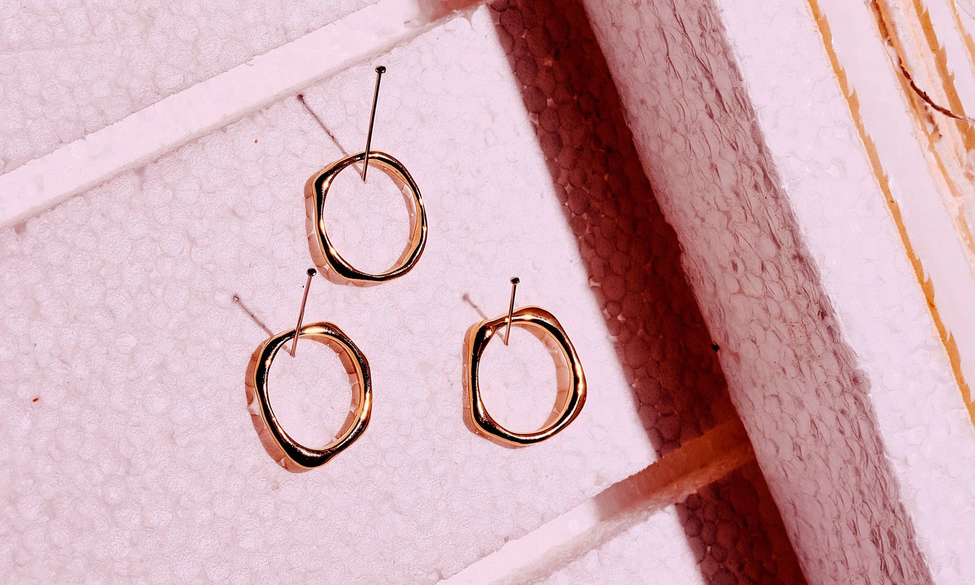 The Sirius Ring trio, inspired by the brightest star in our sky and our spiritual sun. All hand-sculpted and cast in recycled 14k gold.