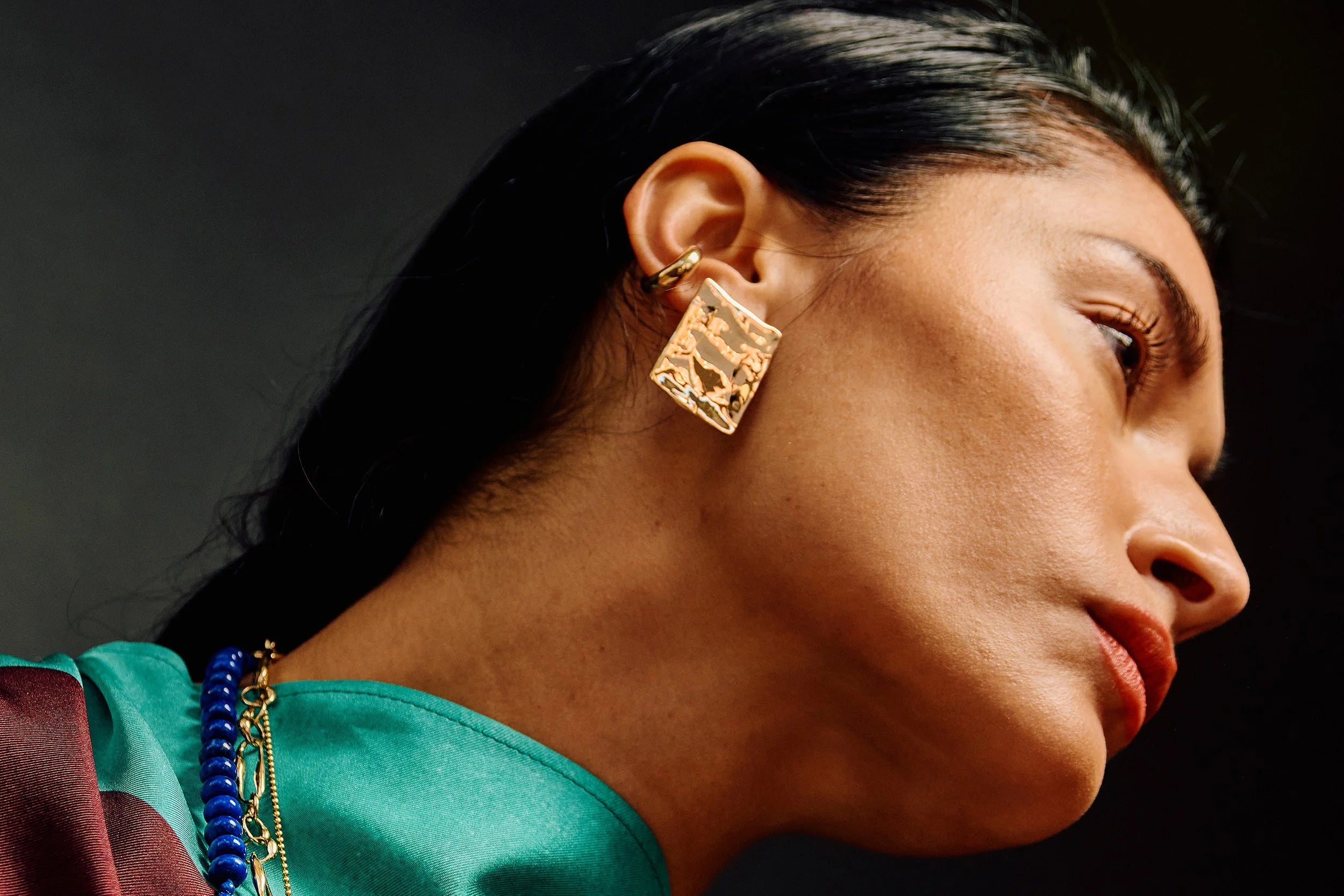 Talisman Fine Jewelry Plane Earrings in 14k Recycled Gold