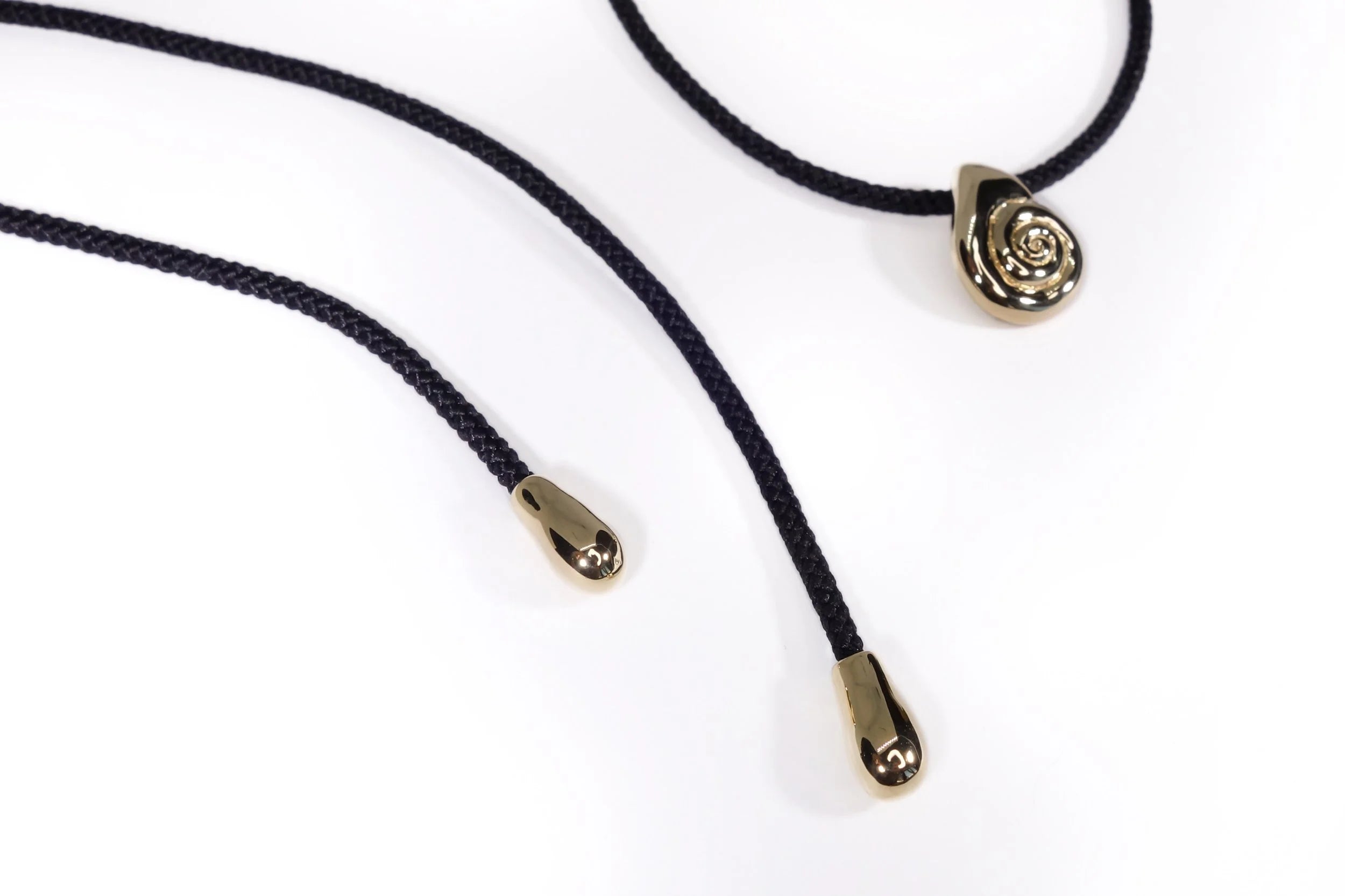 Talisman Fine Jewelry Growth Necklace on Silk Cord in 14k Recycled Gold