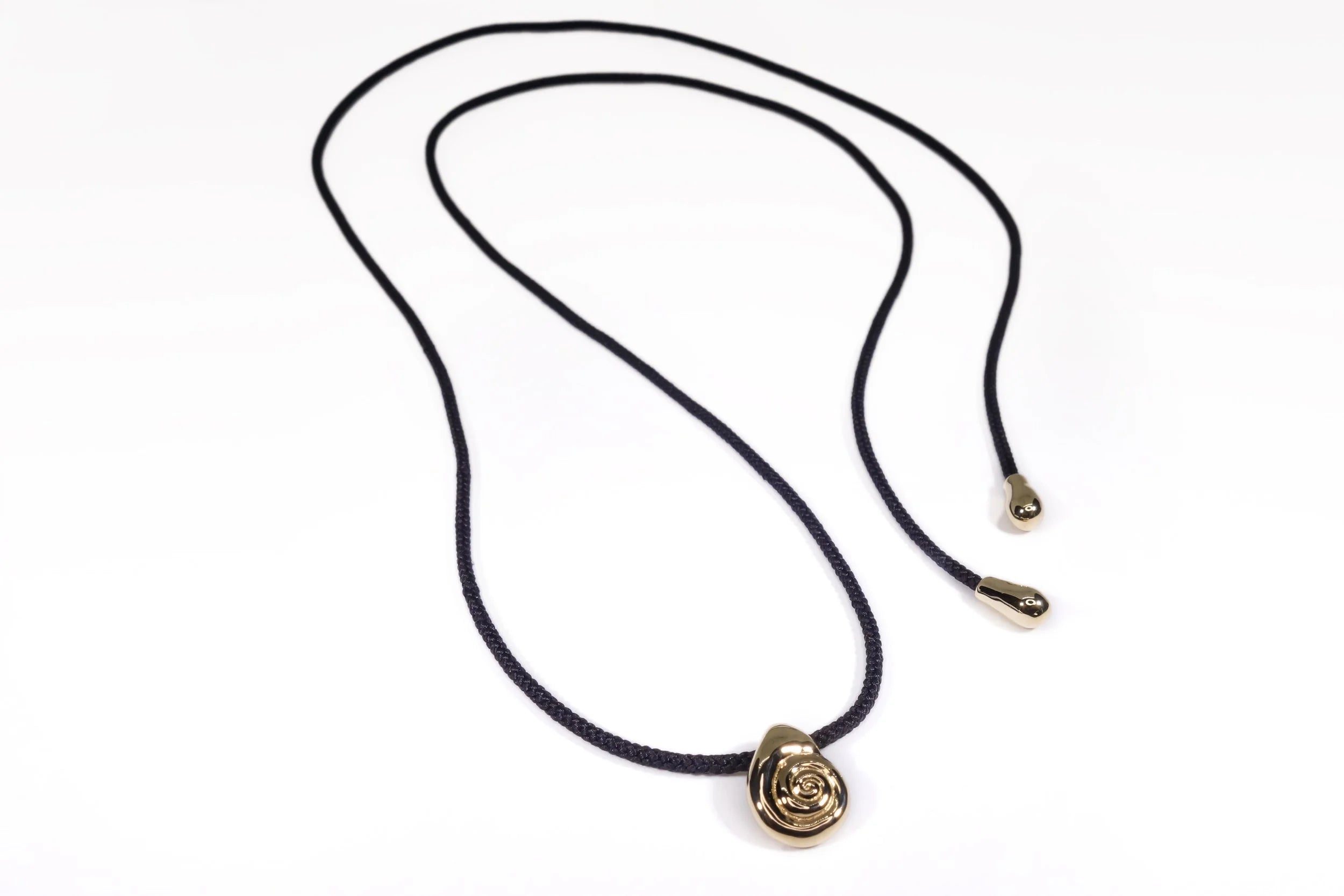 Talisman Fine Jewelry Growth Necklace on Silk Cord in 14k Recycled Gold