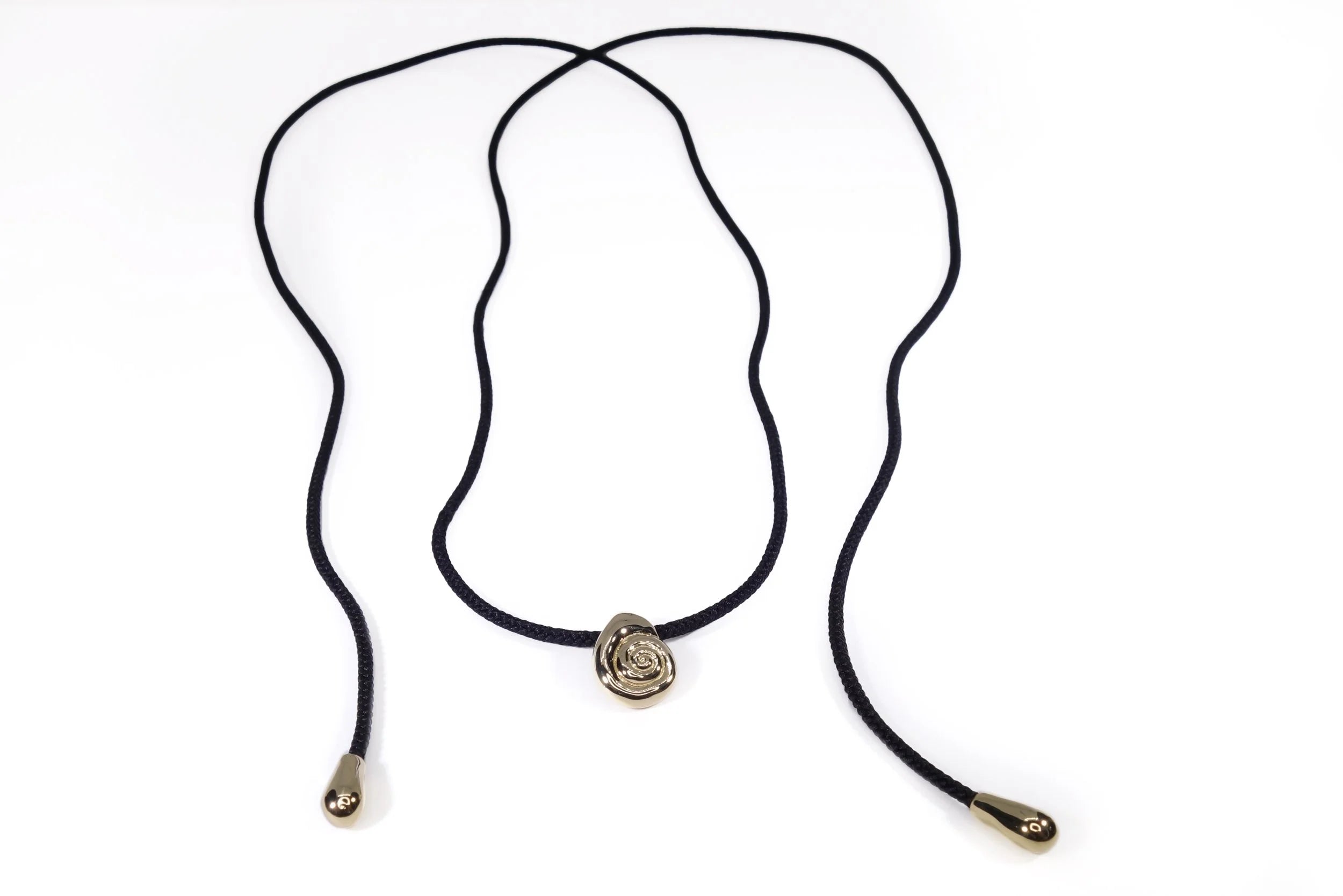 Talisman Fine Jewelry Growth Necklace on Silk Cord in 14k Recycled Gold