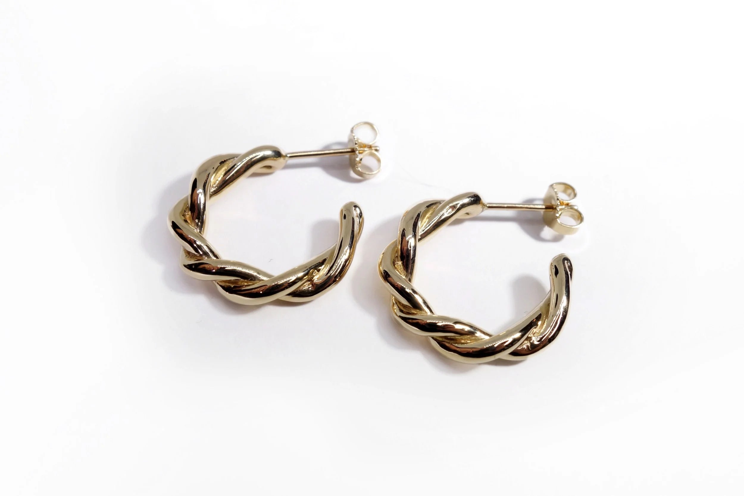 Talisman Fine Jewelry Helix Hoops in 14k Gold