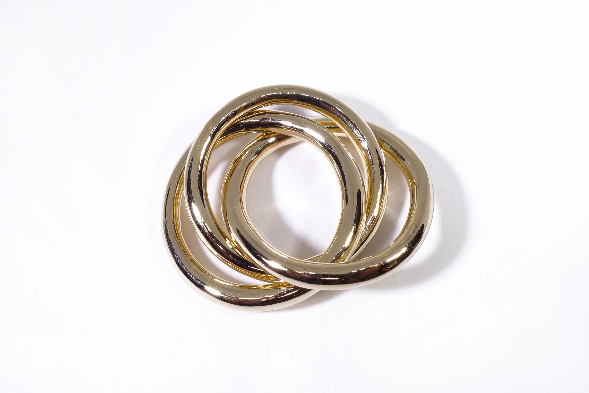 Talisman Fine Jewelry Interconnection Trio Ring in 14k Recycled Gold