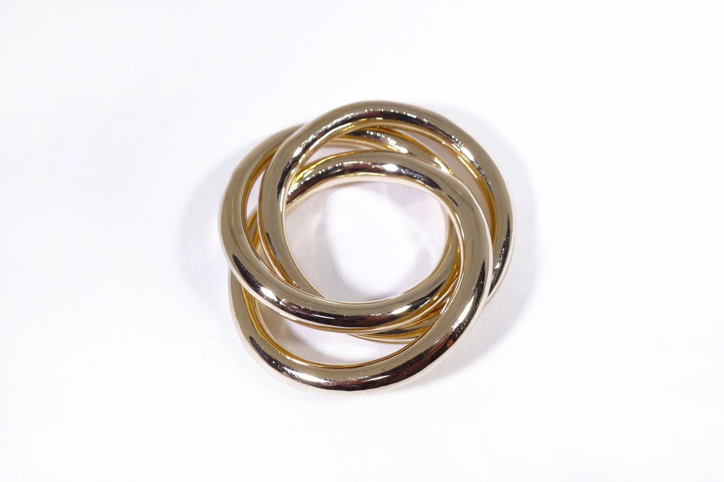 Talisman Fine Jewelry Interconnection Trio Ring in 14k Recycled Gold