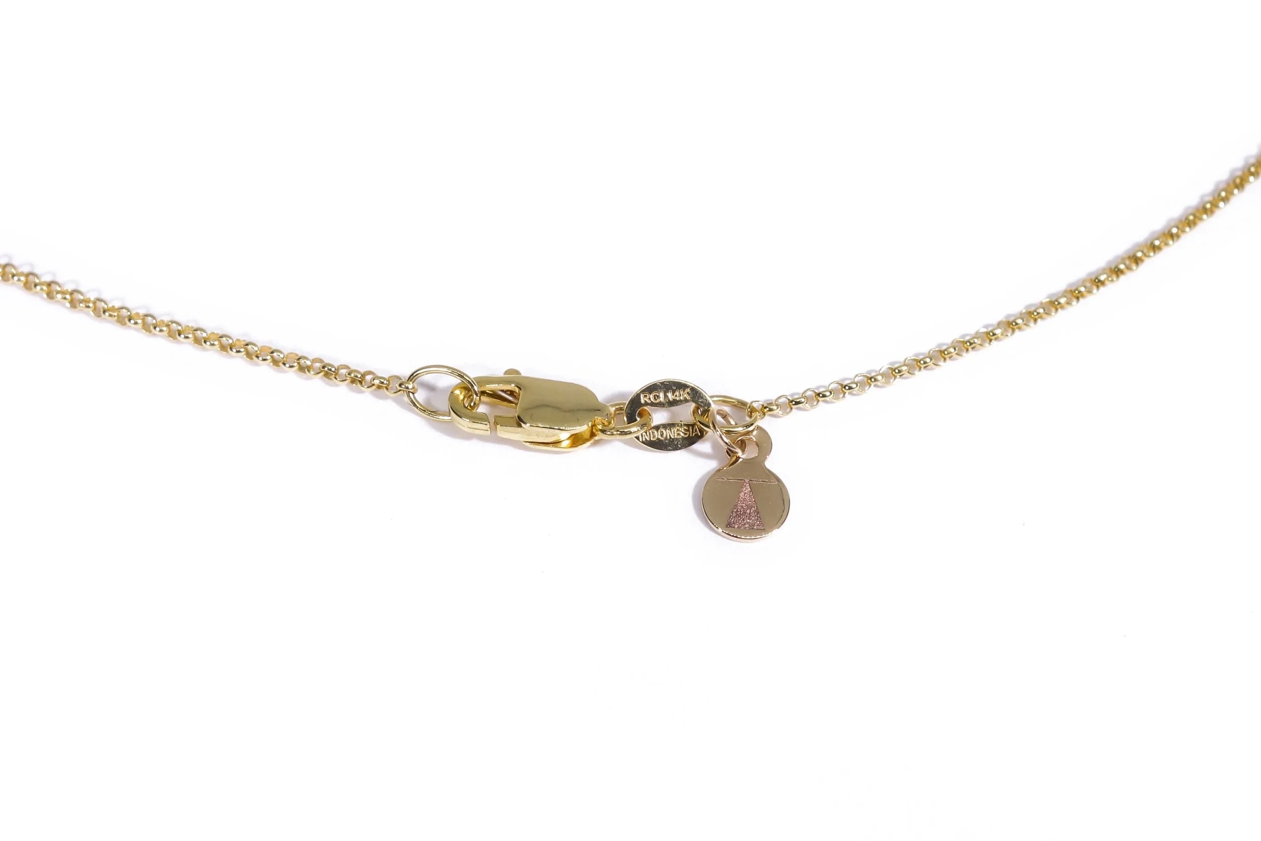 Talisman Fine Jewelry Petite Christ Consciousness Necklace in 14k Recycled Gold