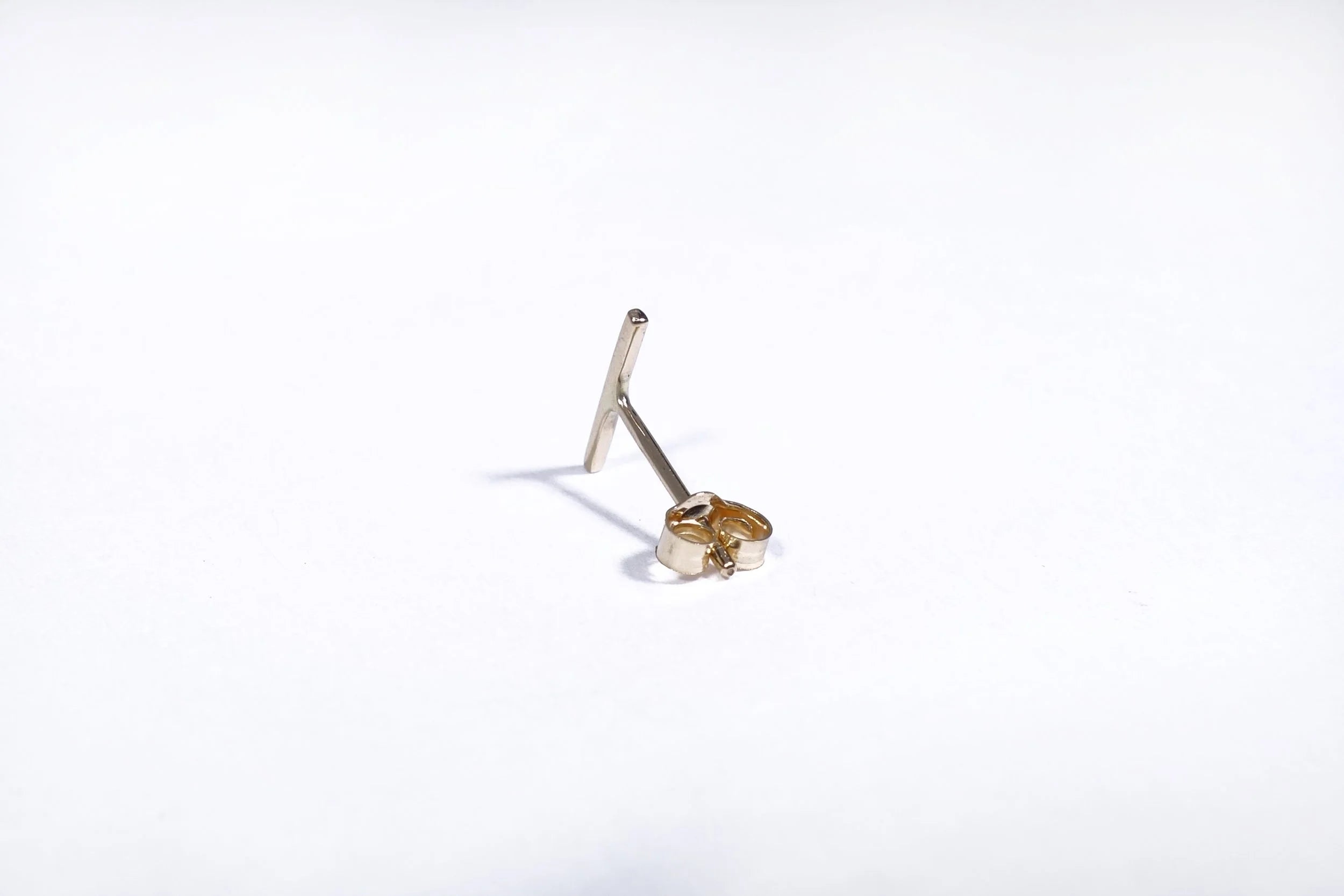 Talisman Fine Jewelry Petite Linear Stud in 14k Recycled Gold