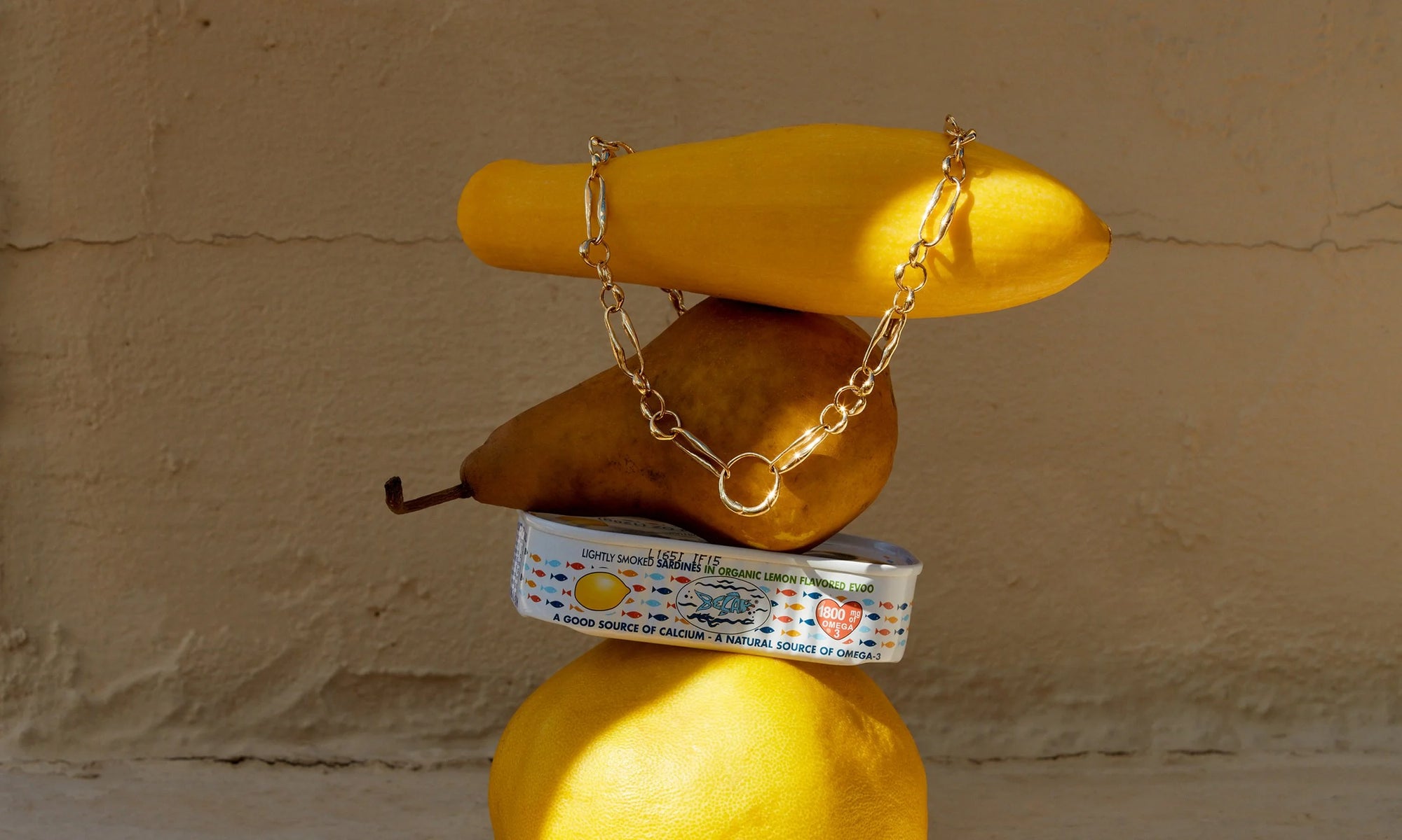 The Metanoia Chain, entirely made by hand from recycled 14k gold