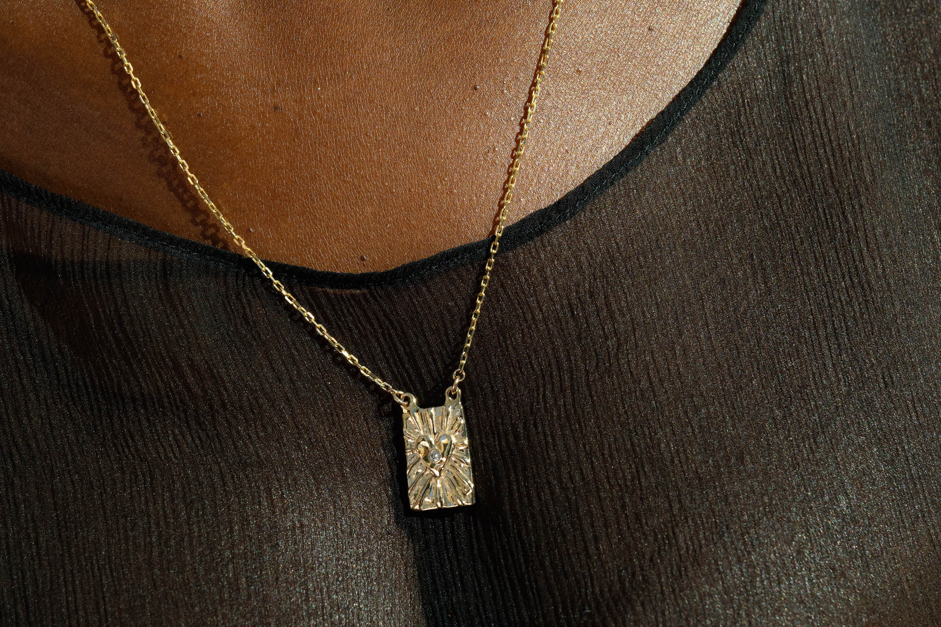Angelic Light Scapular Necklace