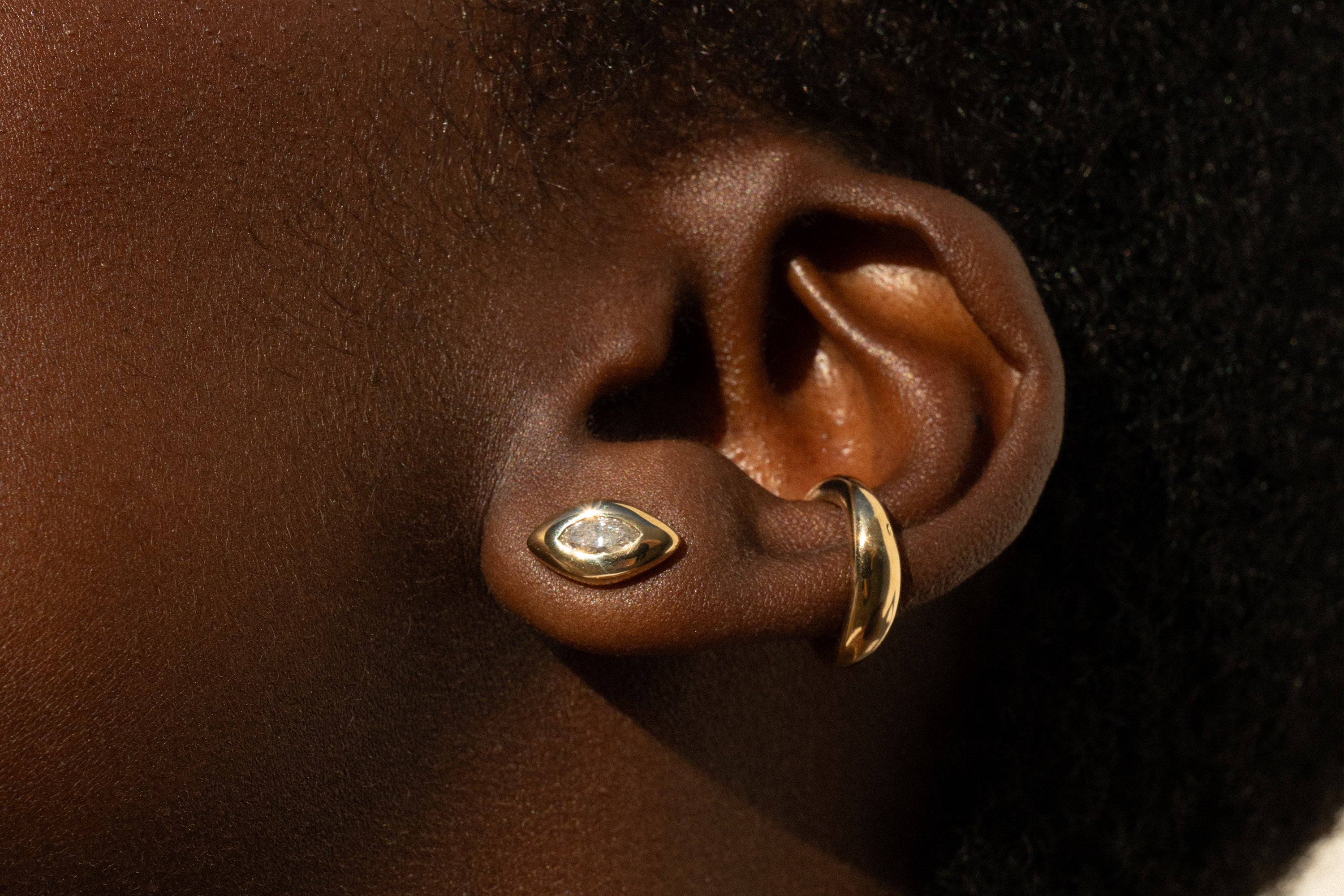 earring details from talisman fine jewelry handmade gold jewelry spring 2026