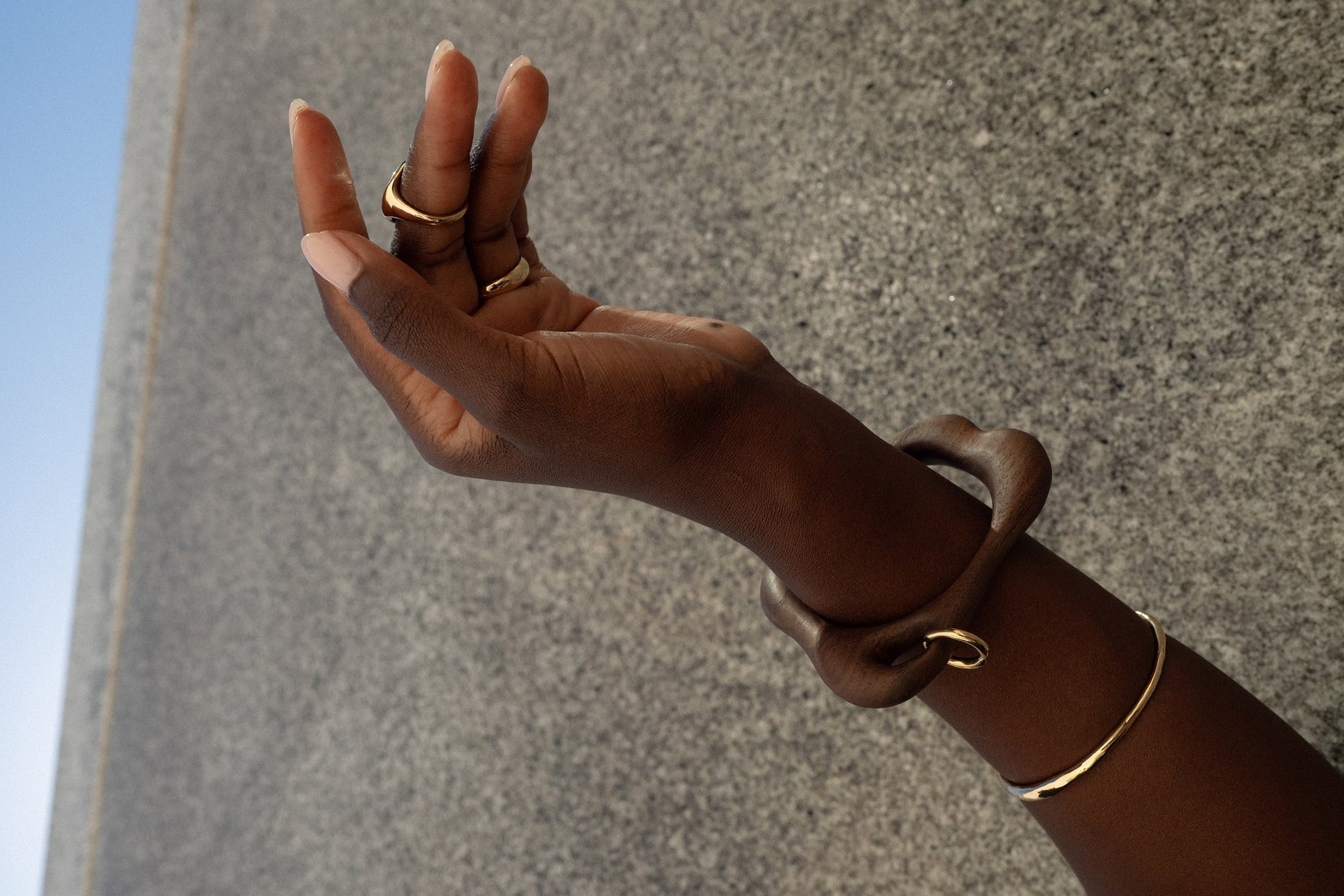 The Tete-a-Tete Bracelet: A collaboration with Talisman and wood sculptor Cornelia Max Peterson.