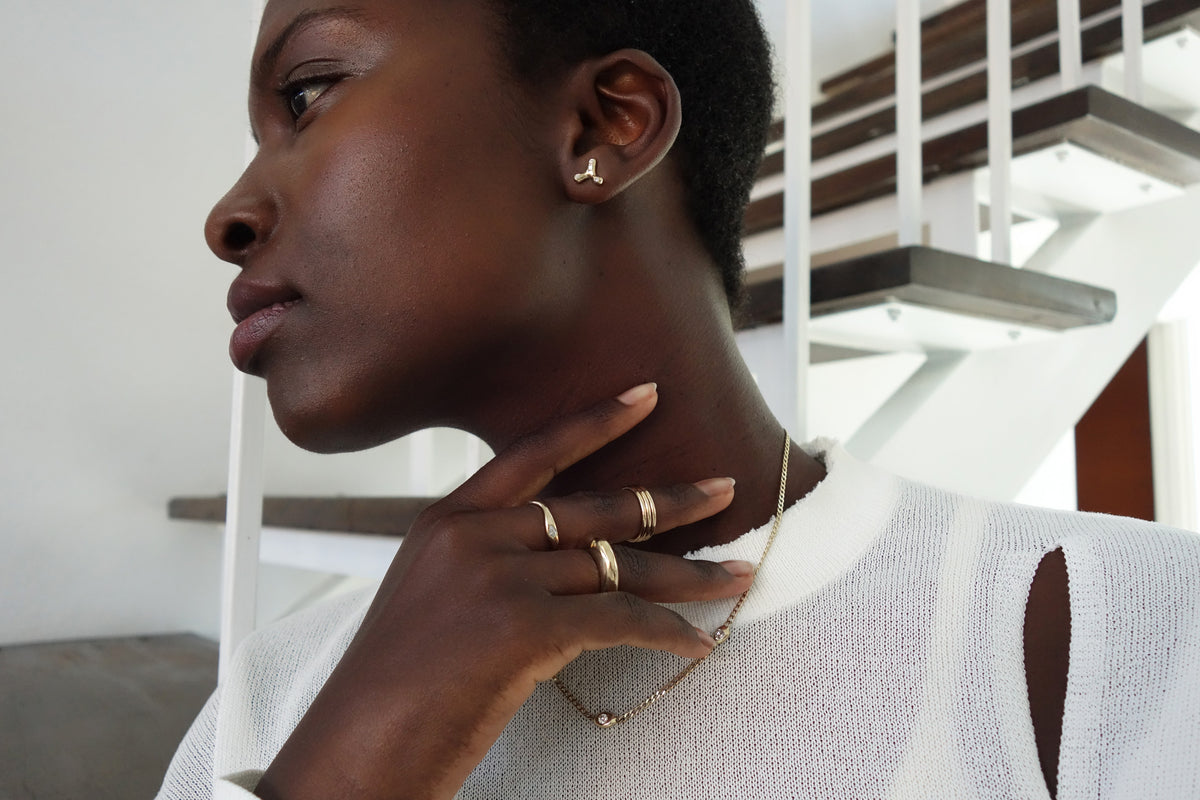 talisman fine jewelry fall 2026 capsule including the constellation earrings, constellation necklace and constellation ring