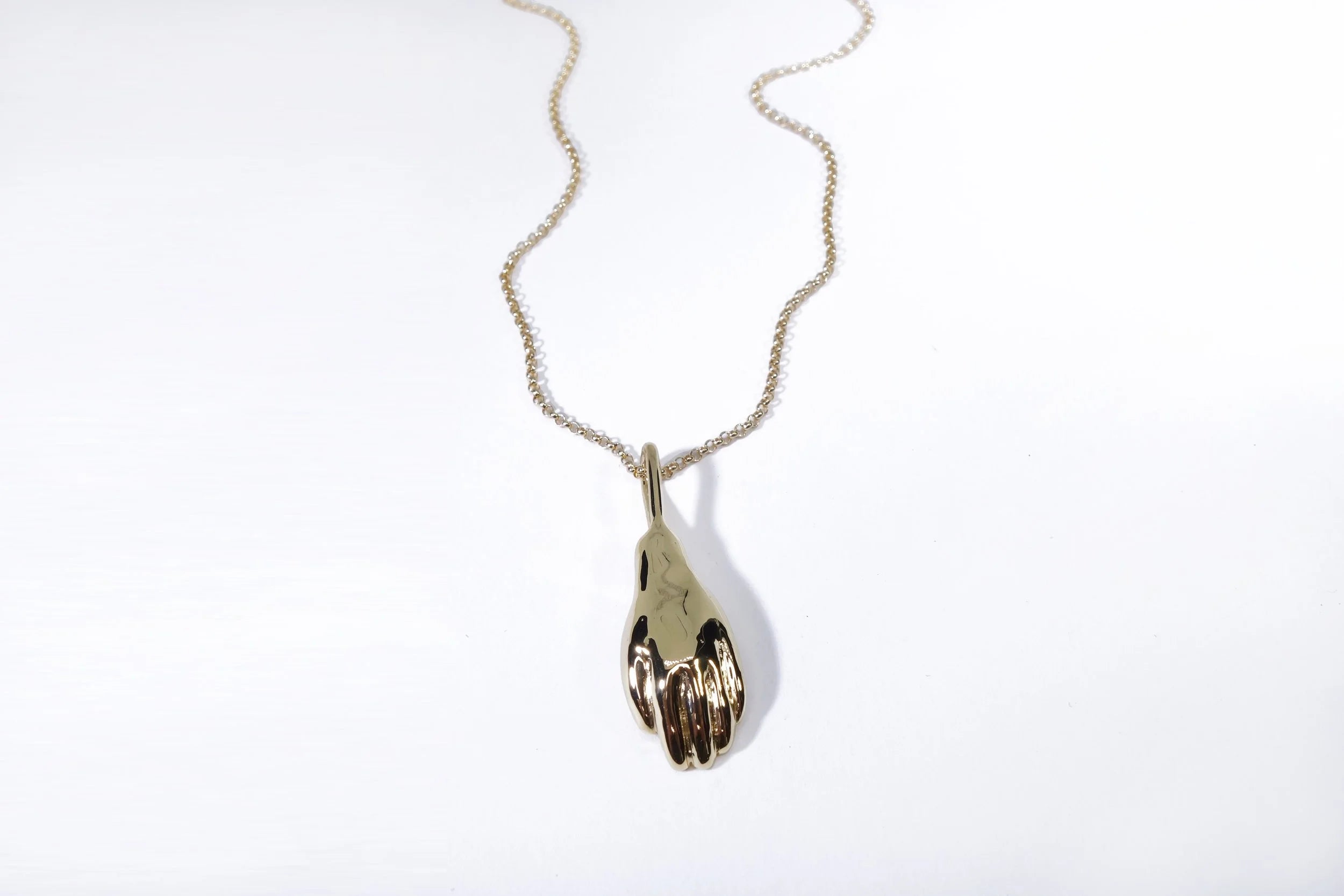 Talisman Fine Jewelry Held Necklace in 14k Recycled Gold