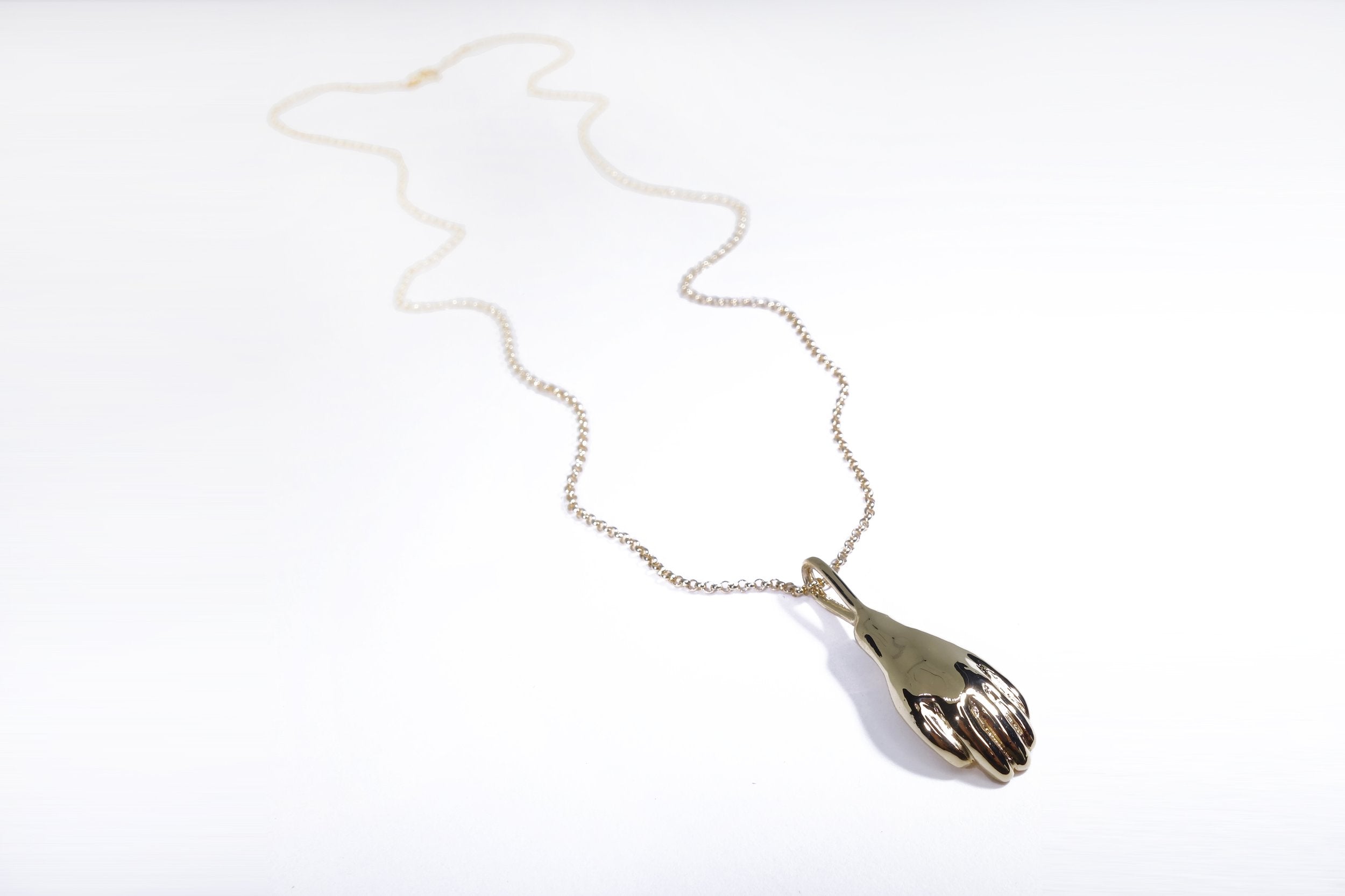 Talisman Fine Jewelry Held Necklace in 14k Recycled Gold