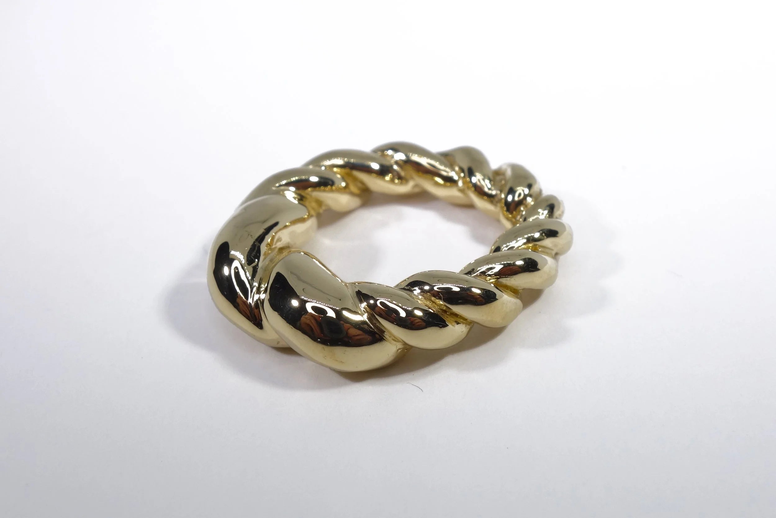 Talisman Fine Jewelry Helix Dome Ring in 14k Gold