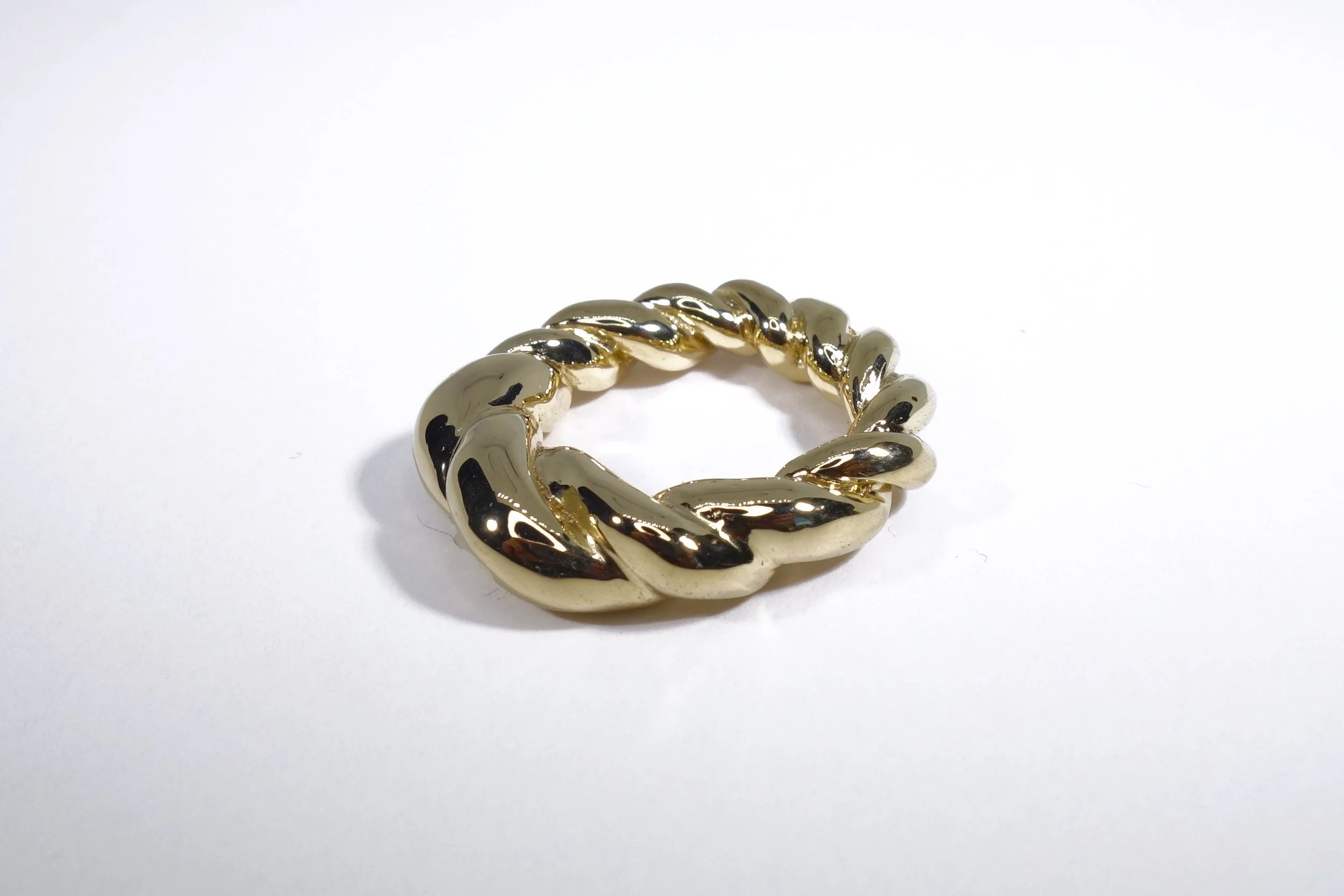 Talisman Fine Jewelry Helix Dome Ring in 14k Gold