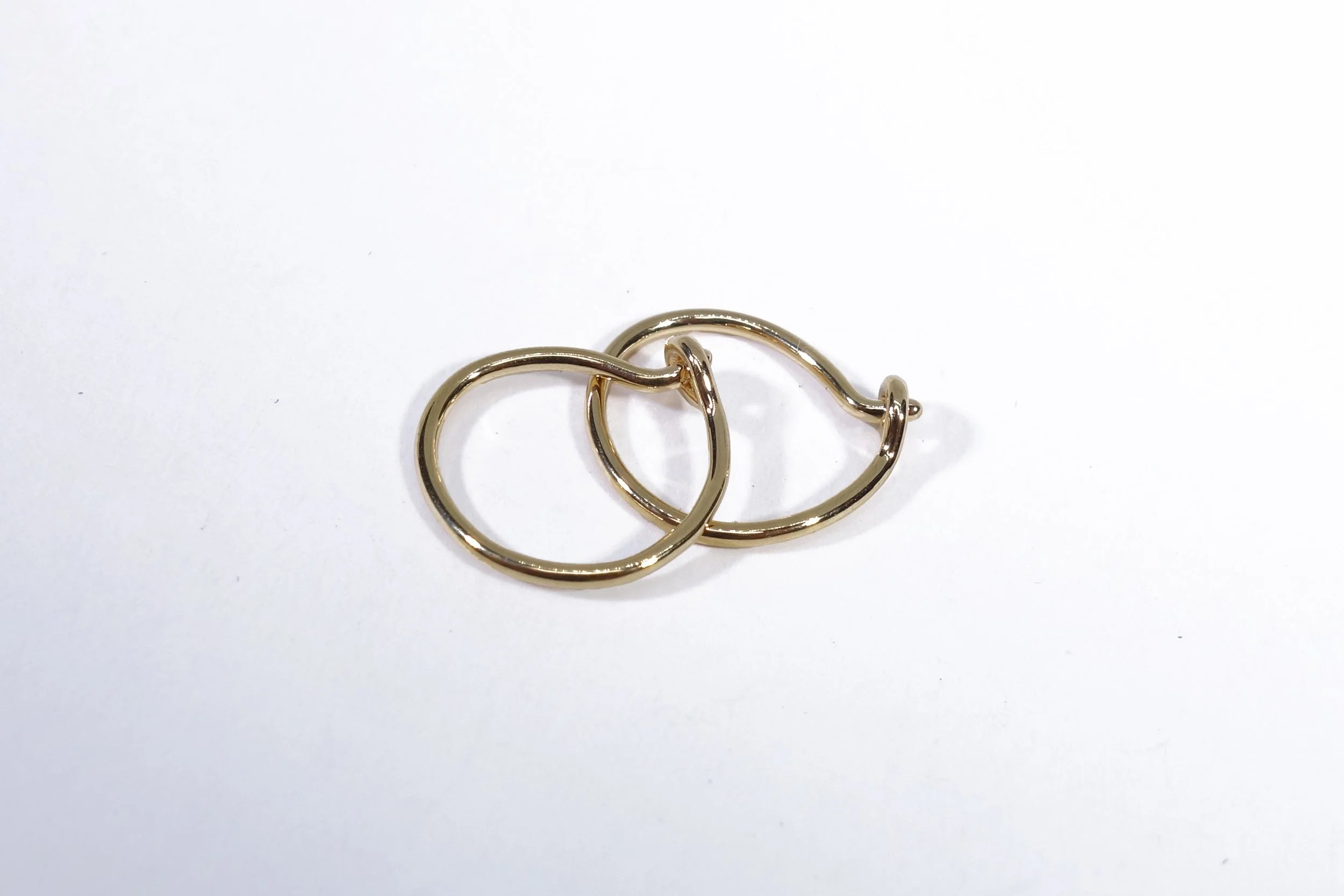 Talisman Fine Jewelry Infinite Huggie Hoops in 14k Recycled Gold