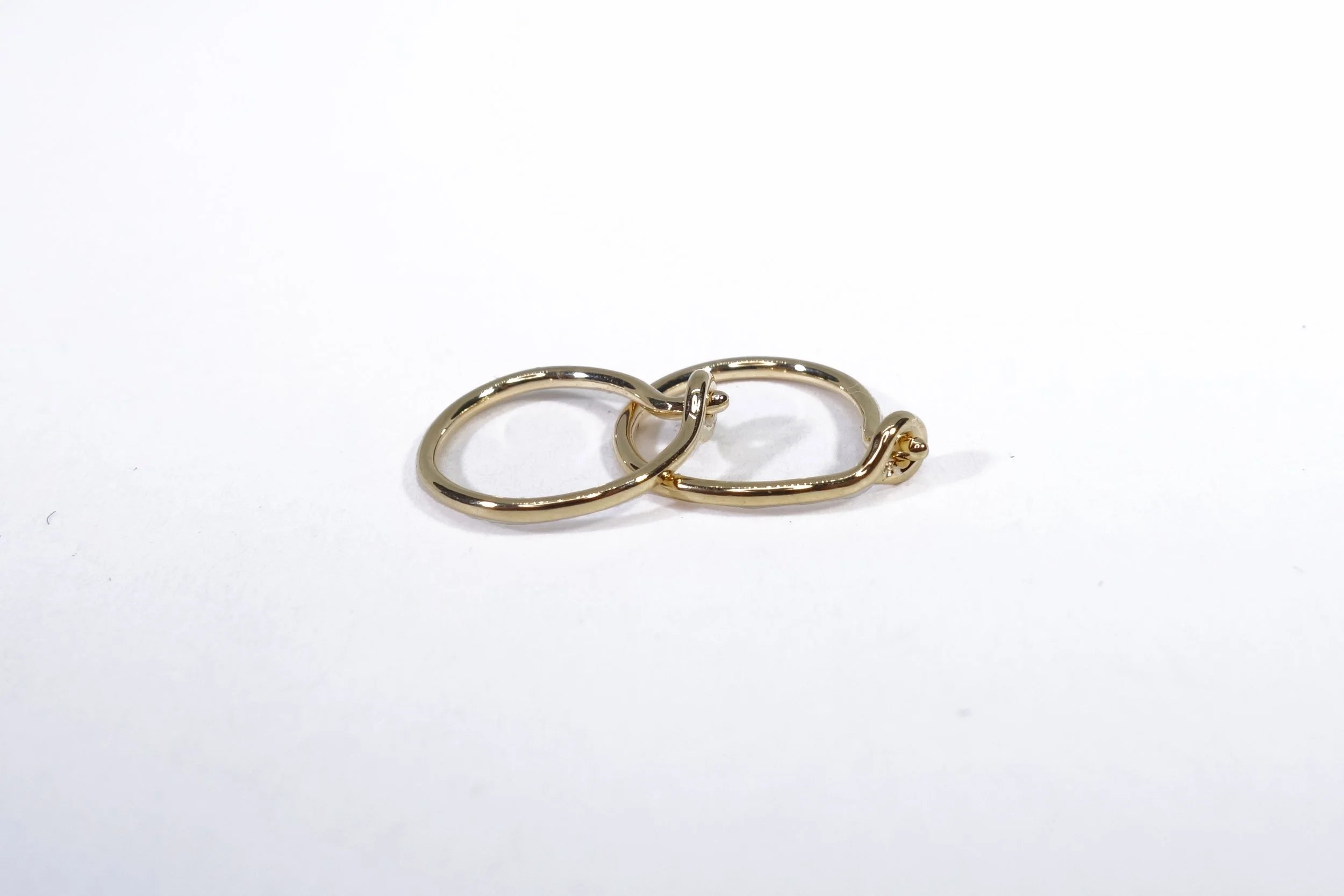 Talisman Fine Jewelry Infinite Huggie Hoops in 14k Recycled Gold