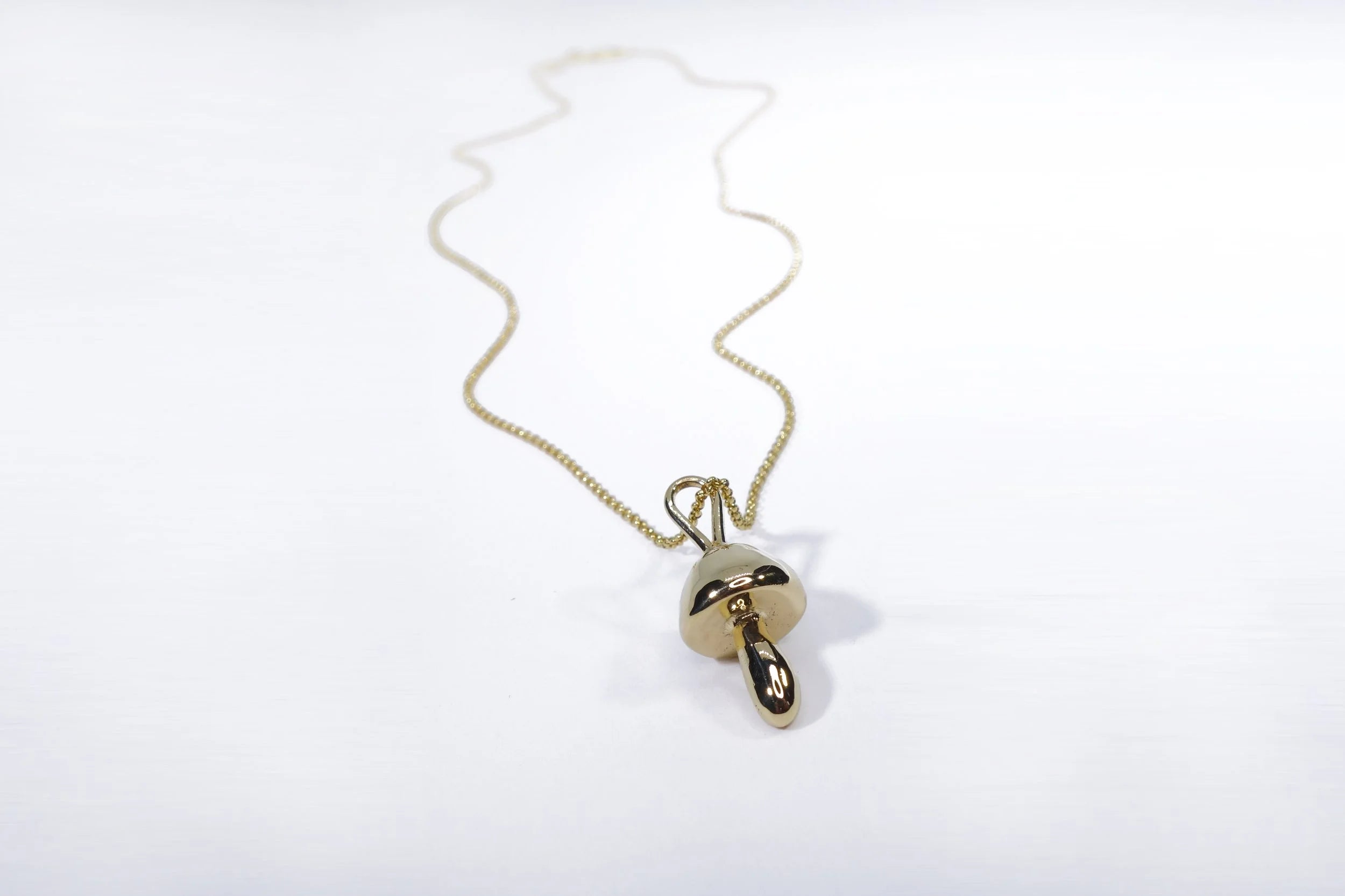 Talisman Fine Jewelry Shroom Necklace in 14k Recycled Gold